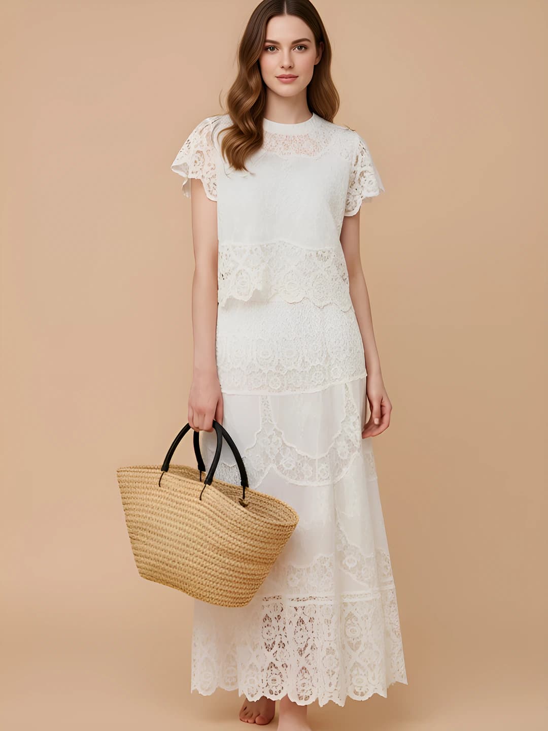 Apricot dress