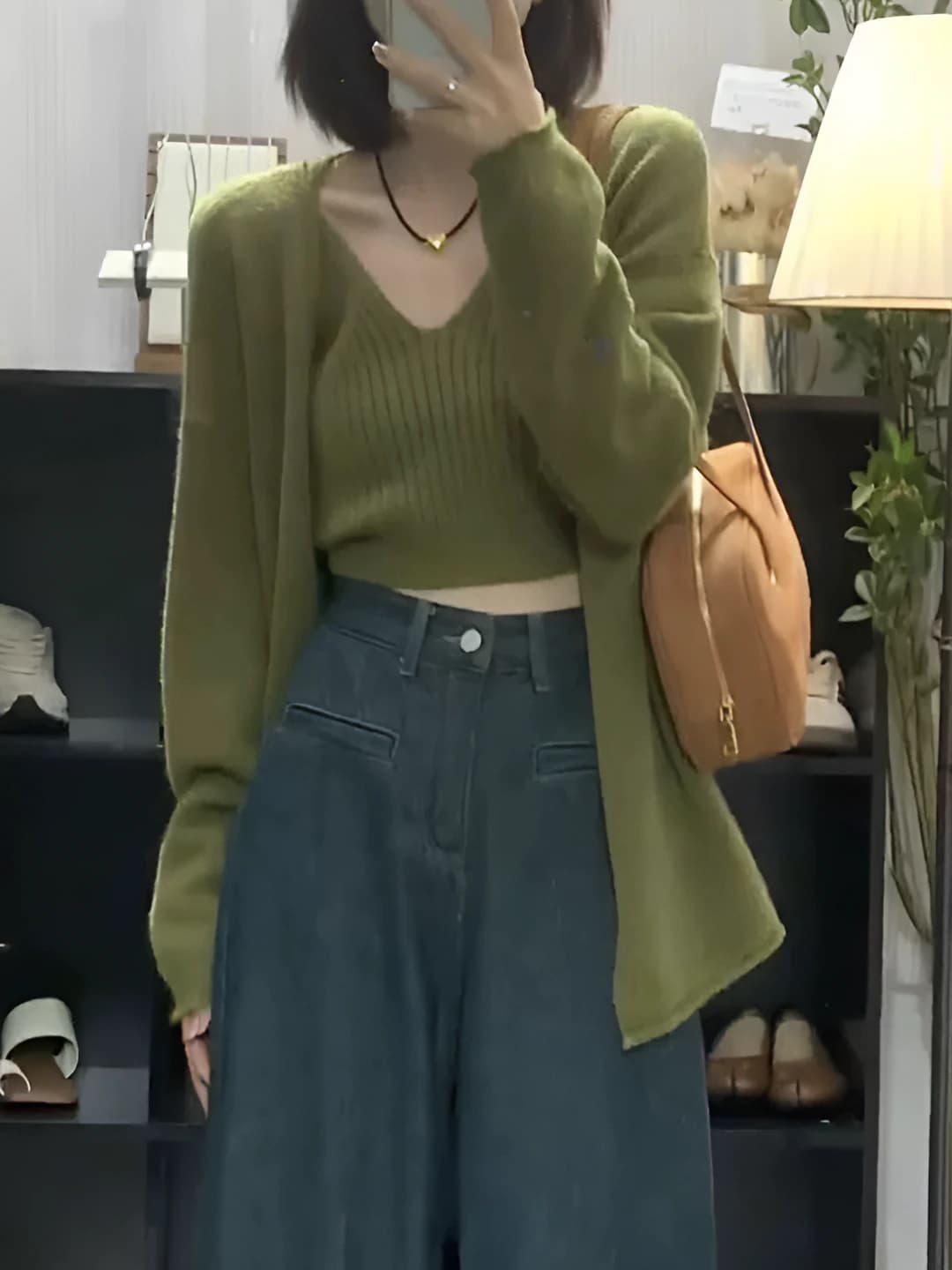 Olive green
