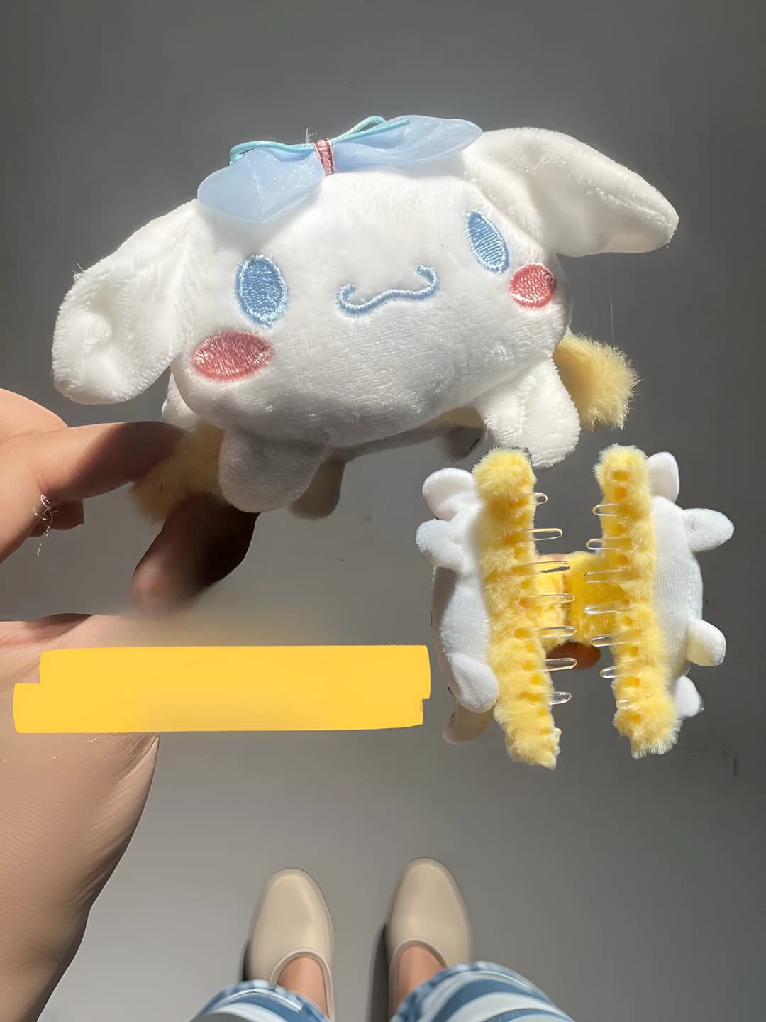 Двусторонний Cinnamoroll [жёлтый зажим]