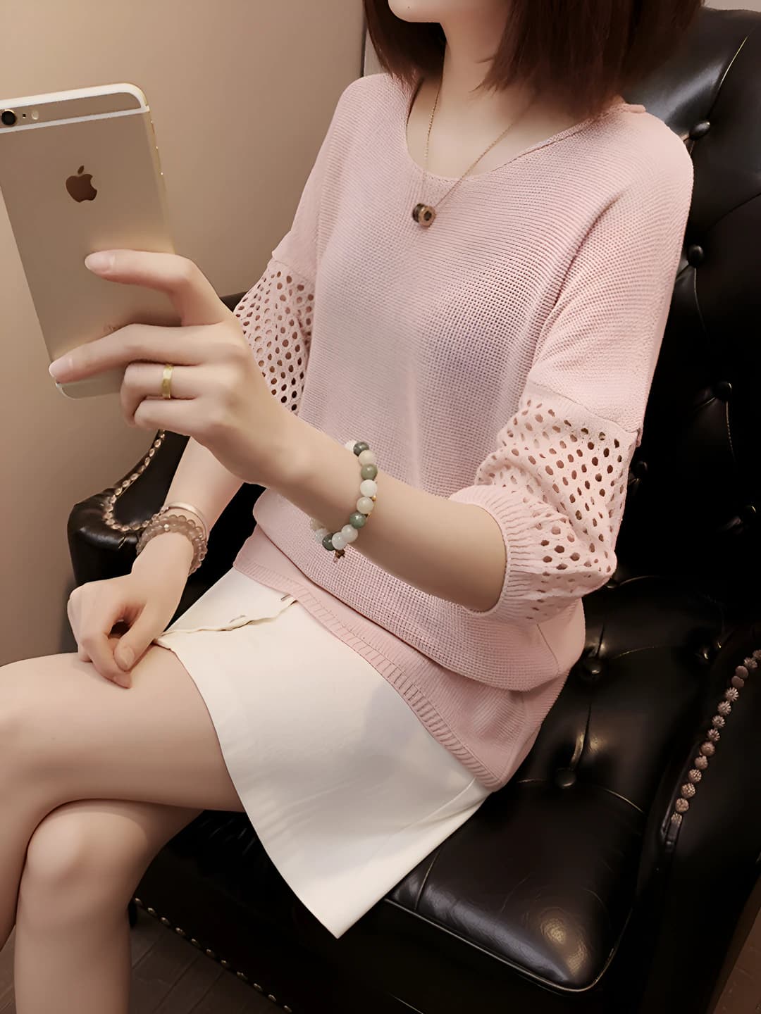 0.5" thin strap, pink, 1 pc