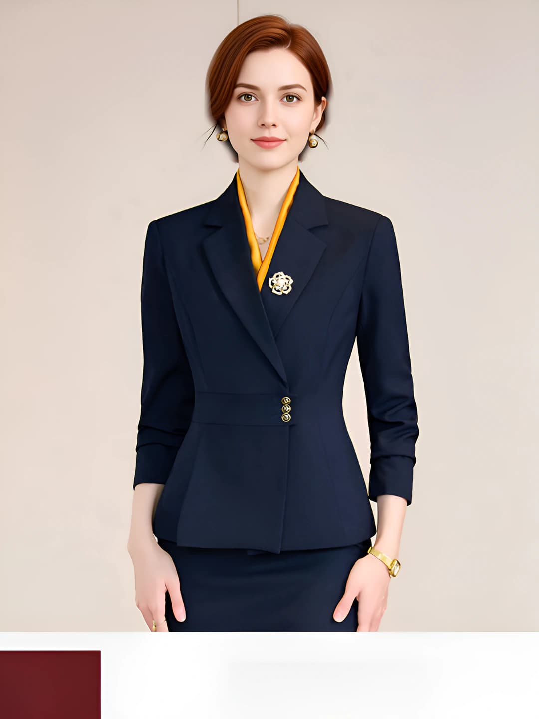 Navy suit