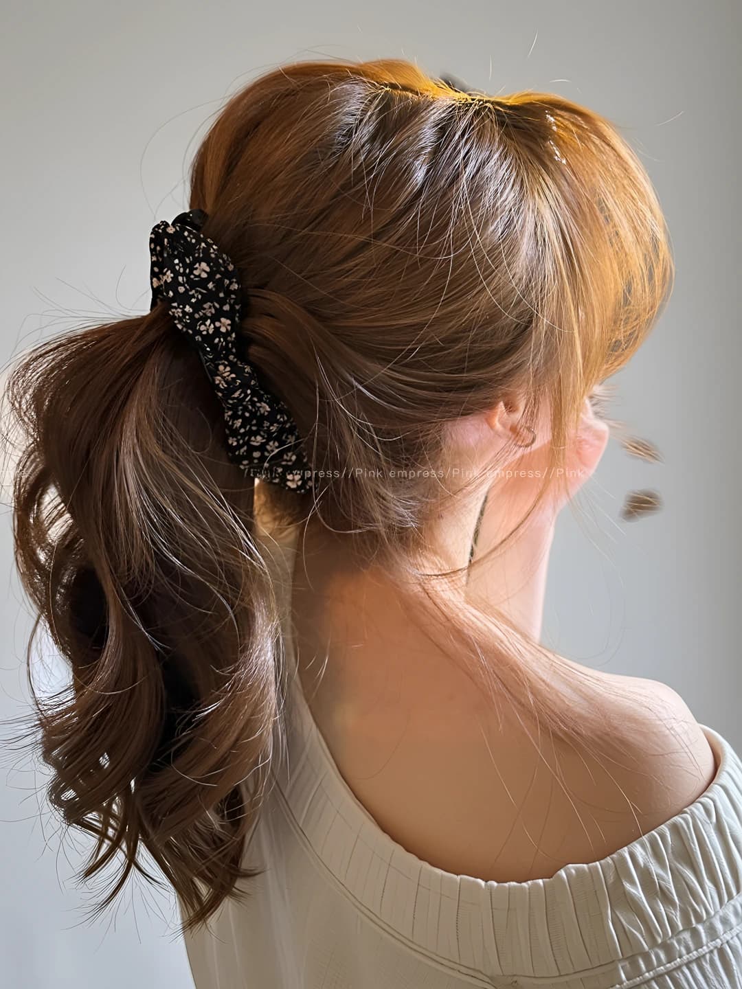 1# Black-white floral, 13.5 cm