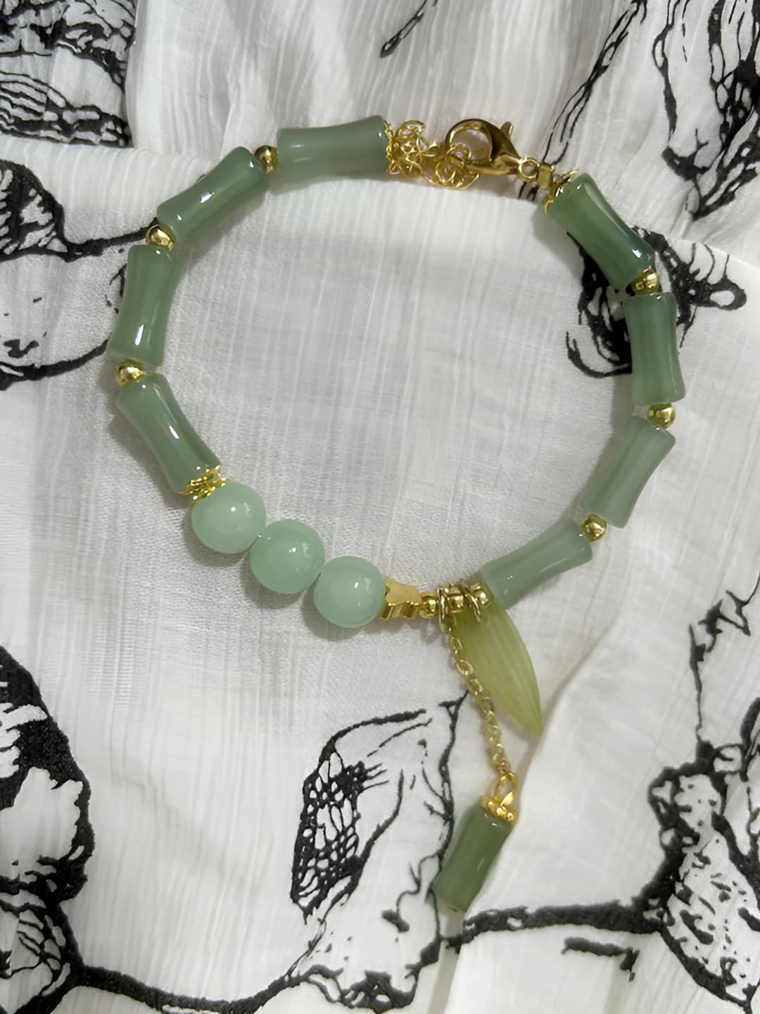 Bamboo leaf bracelet