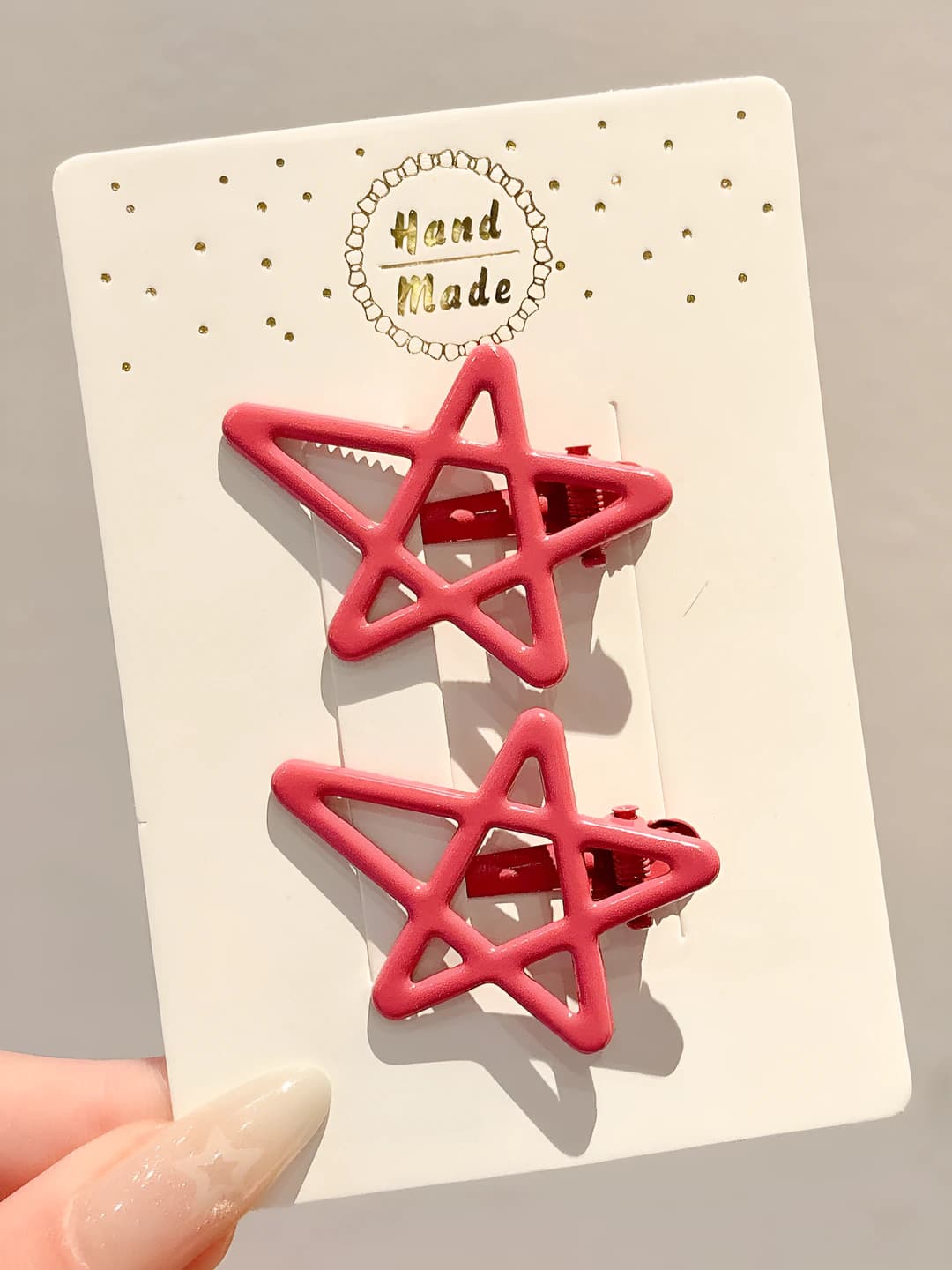 2# Rose red pair 4.2 cm