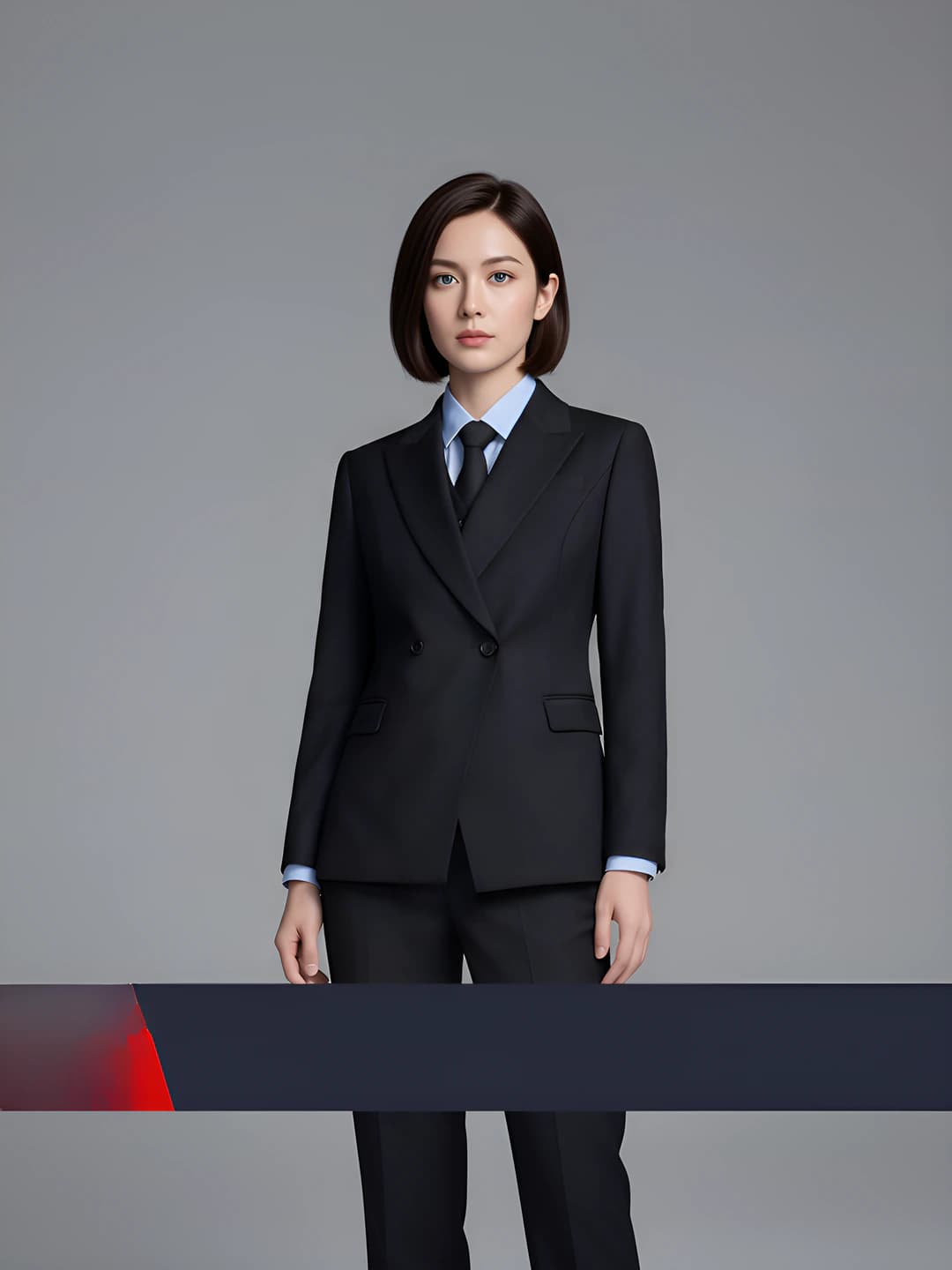 Female - Black Suit Jacket