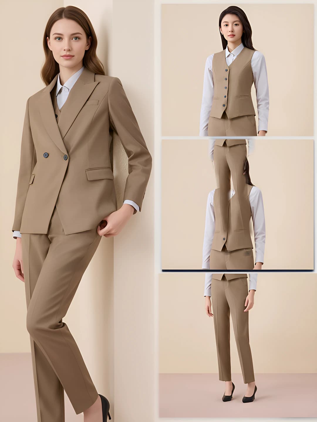 Xaki: Kostum+Vest+Shim
