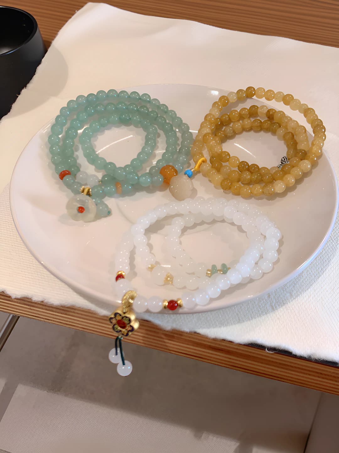 Women's handmade beaded bracelet in new Chinese style