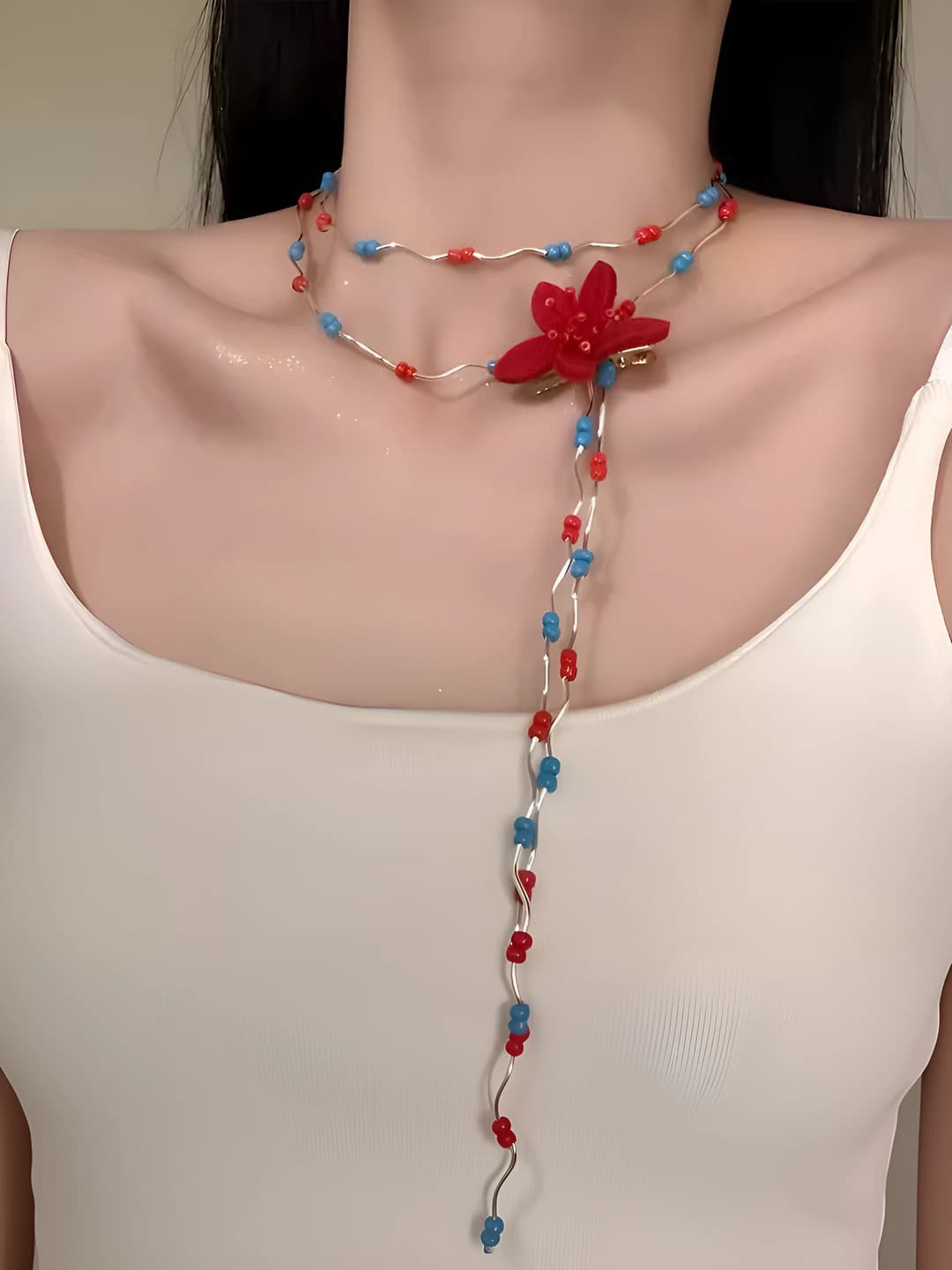 Red-blue beads