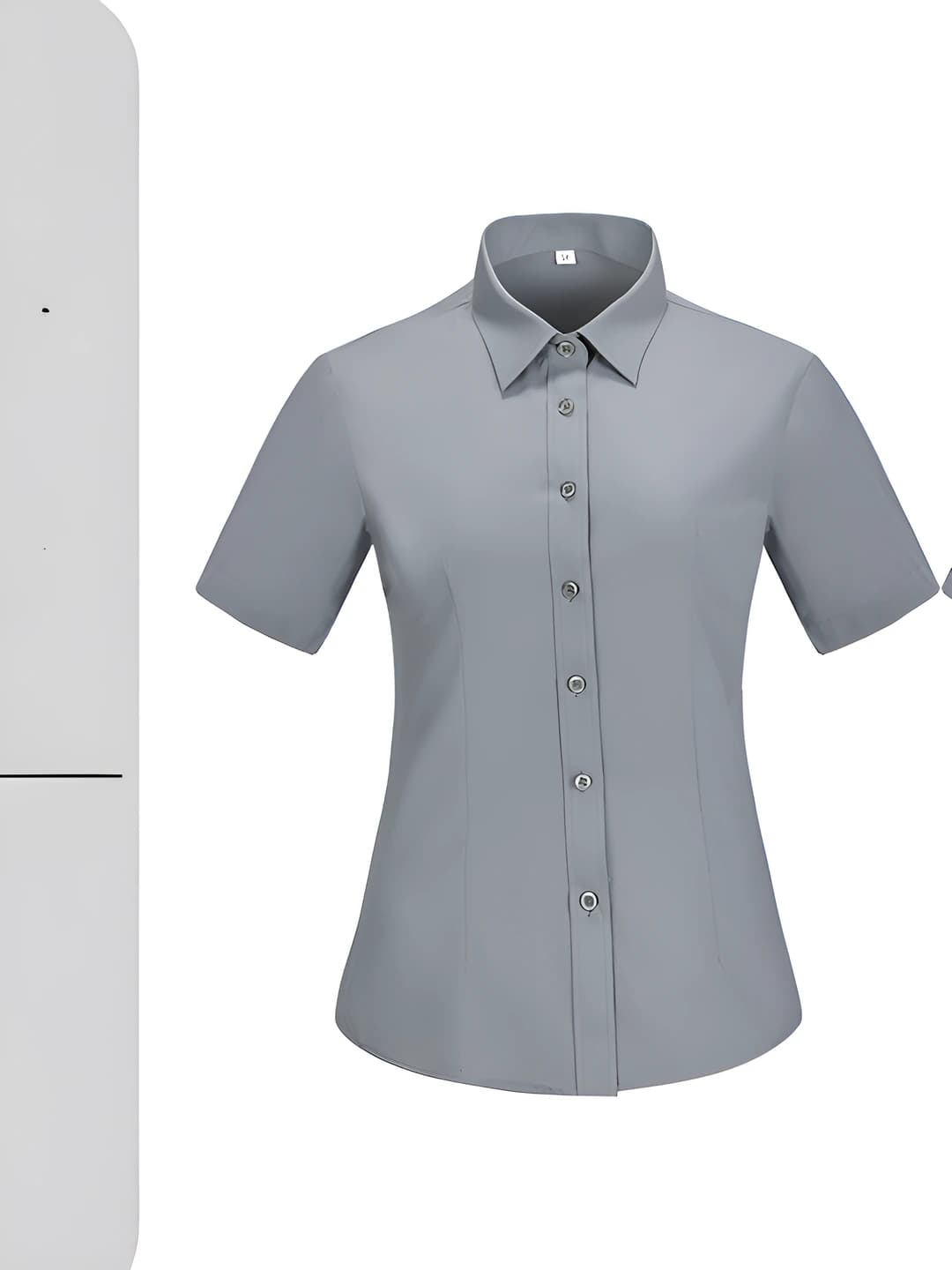 Women - Light Grey Short Sleeve Shirt