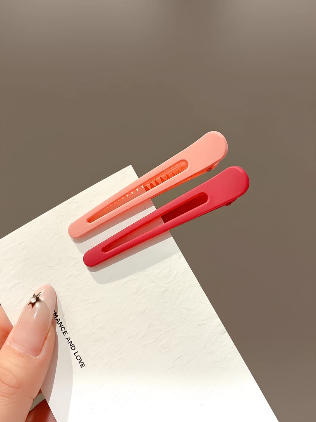 5# Macaron red, 7 cm, 2 pcs