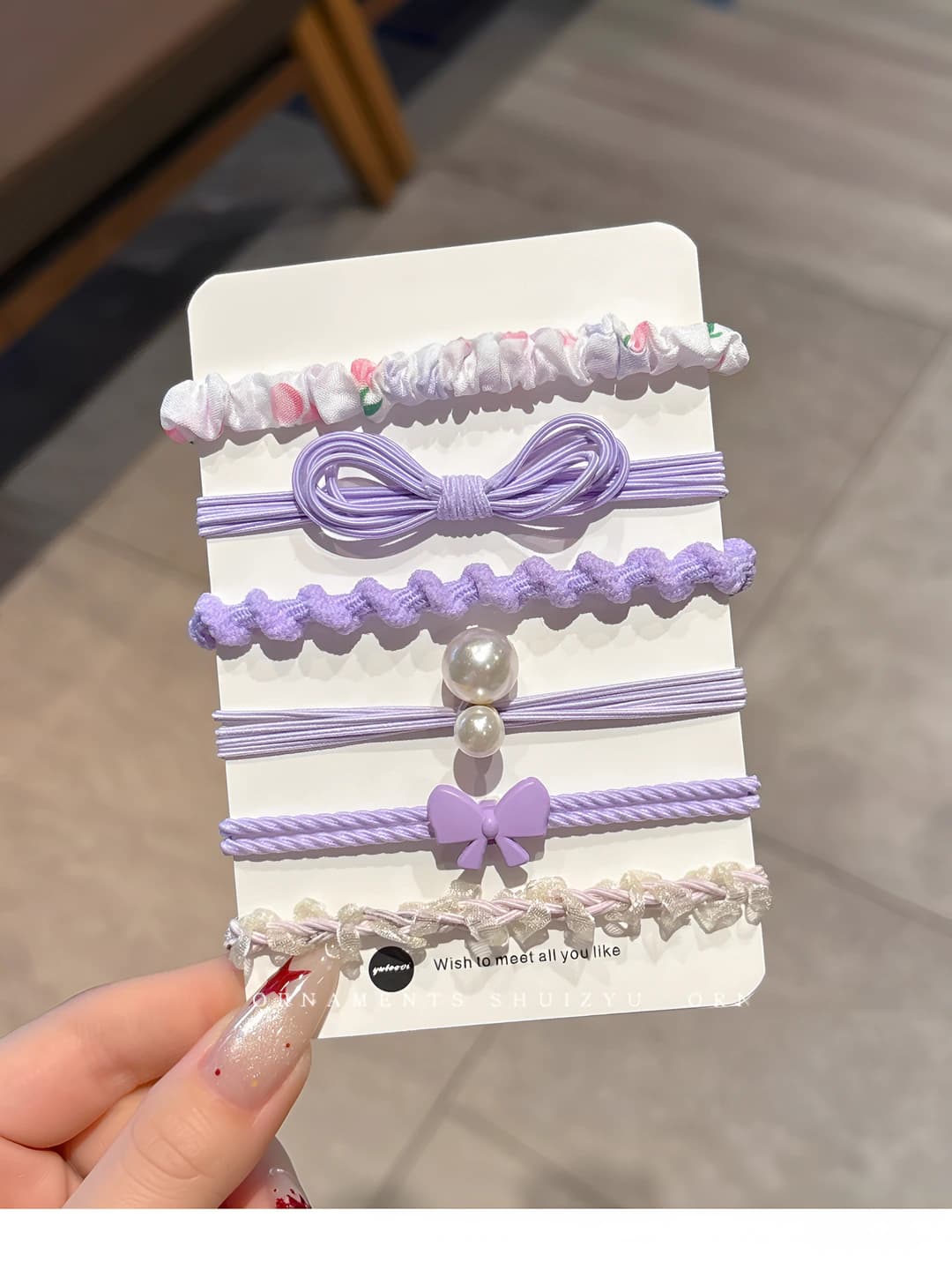 Purple 6 pcs (7 cm)
