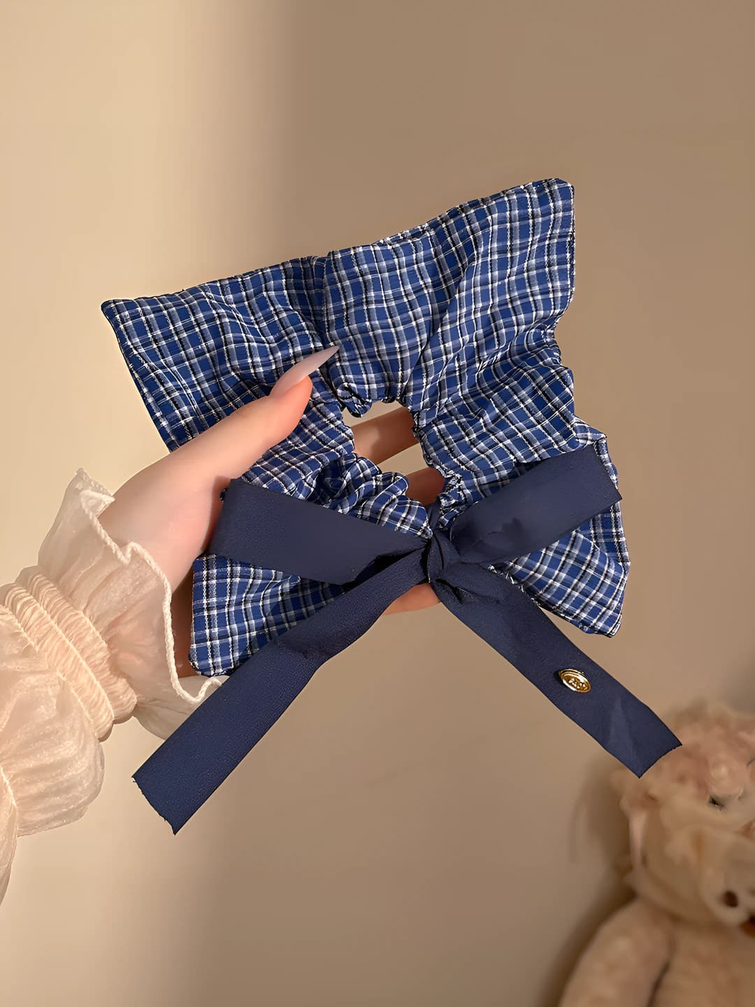 1# Blue plaid