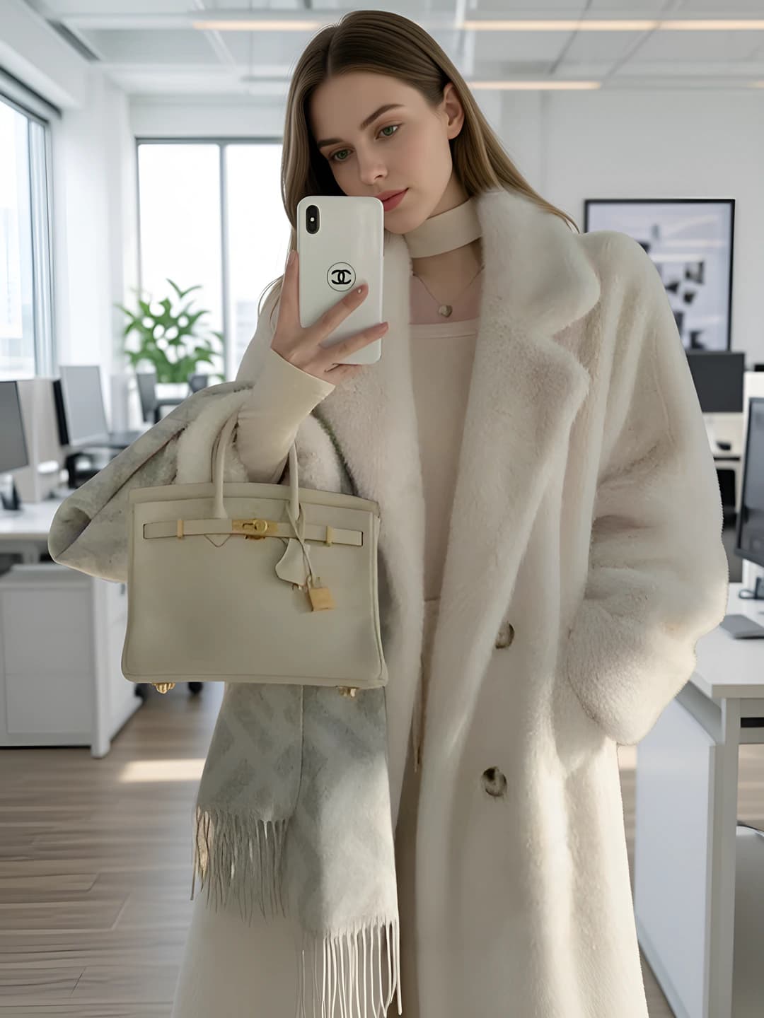 Off-white (cotton-lined, thick)