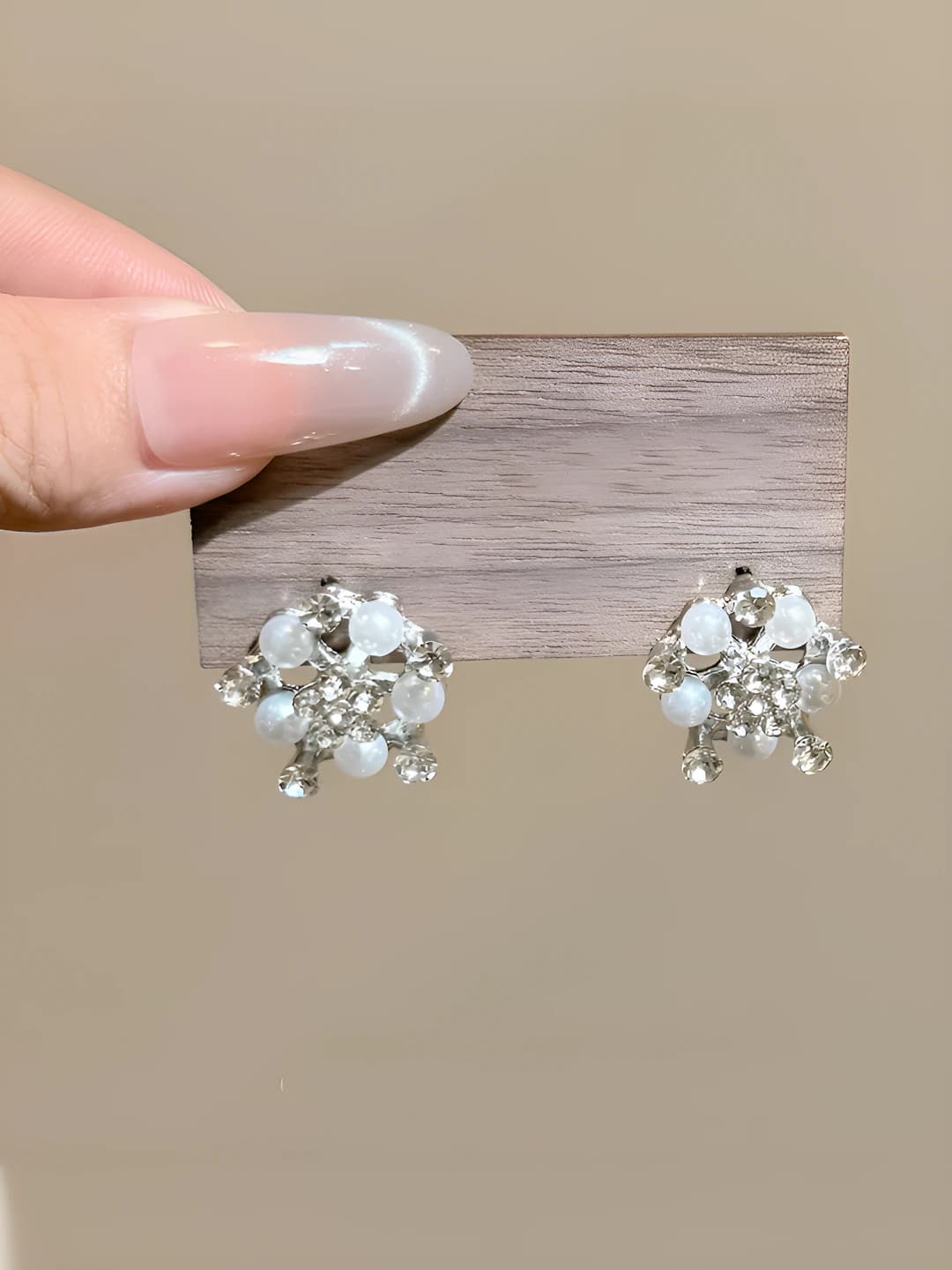 Pearl earrings