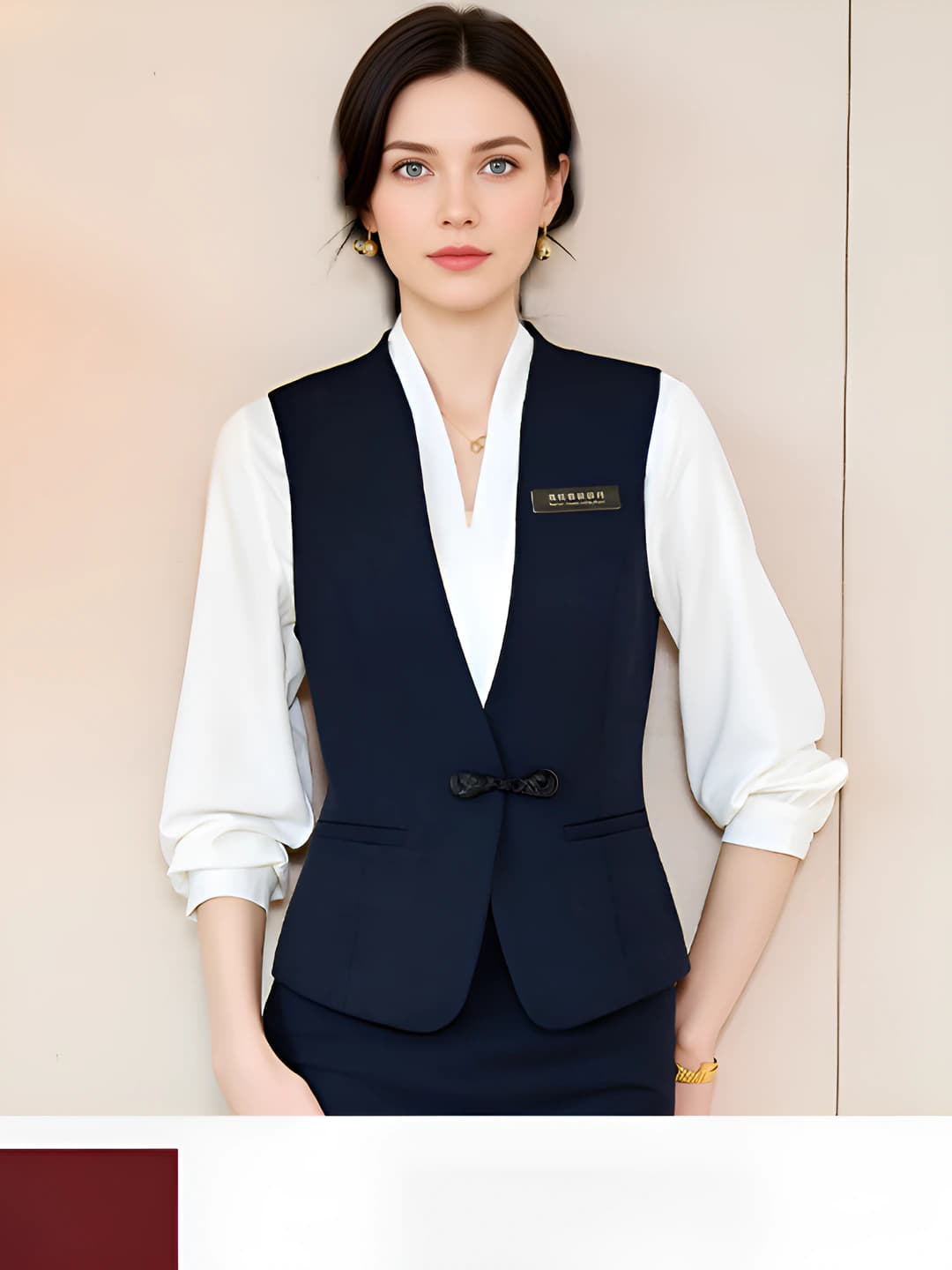 To'q ko'k vest