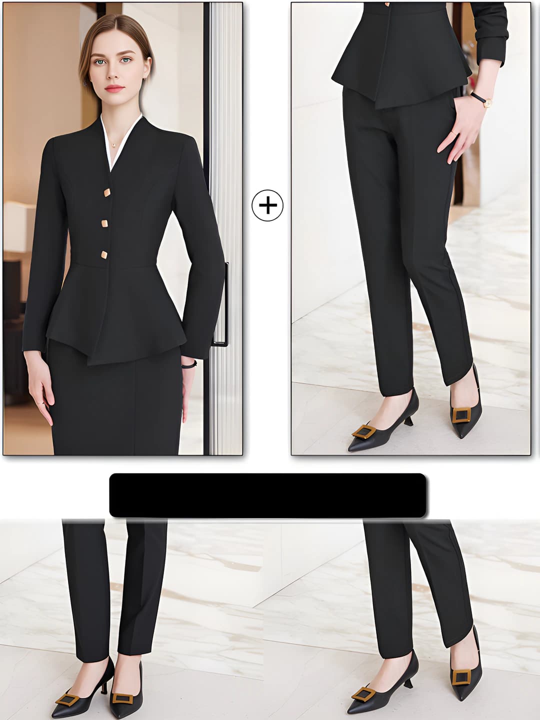 Black (Suit + Pants)