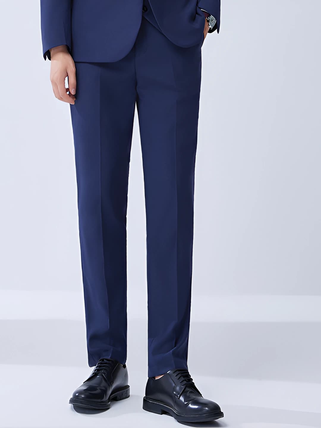 Teal men's trousers