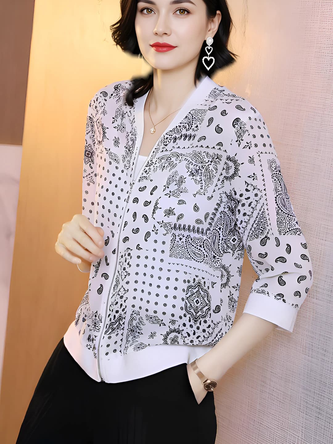 3060 Floral long sleeve