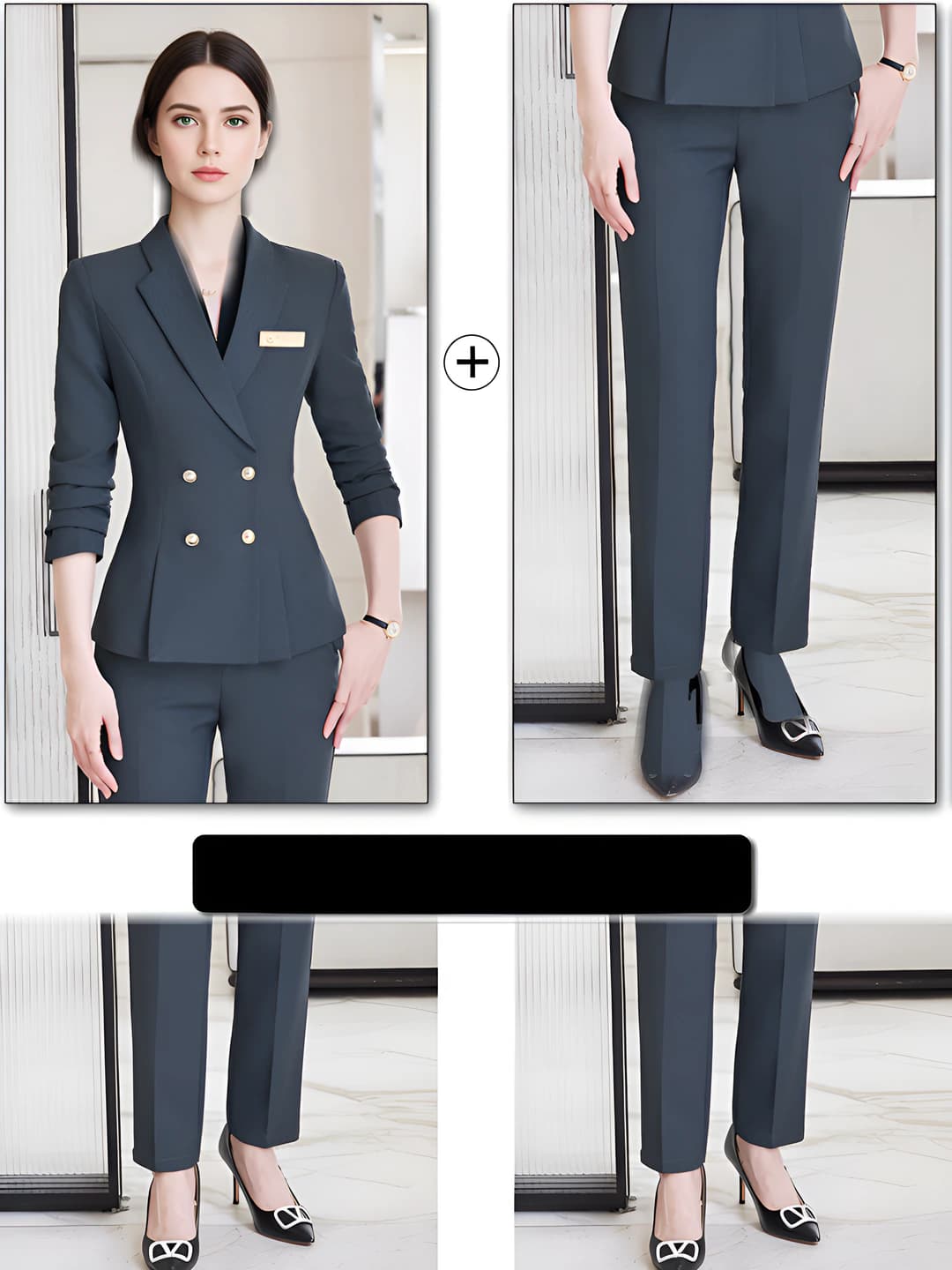 Grey jacket + pants