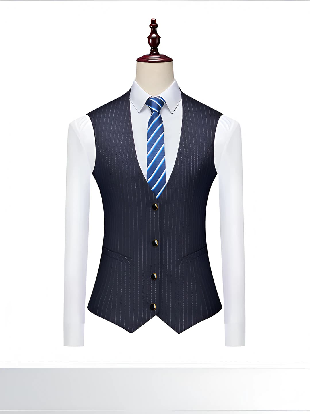 Women's blue vest