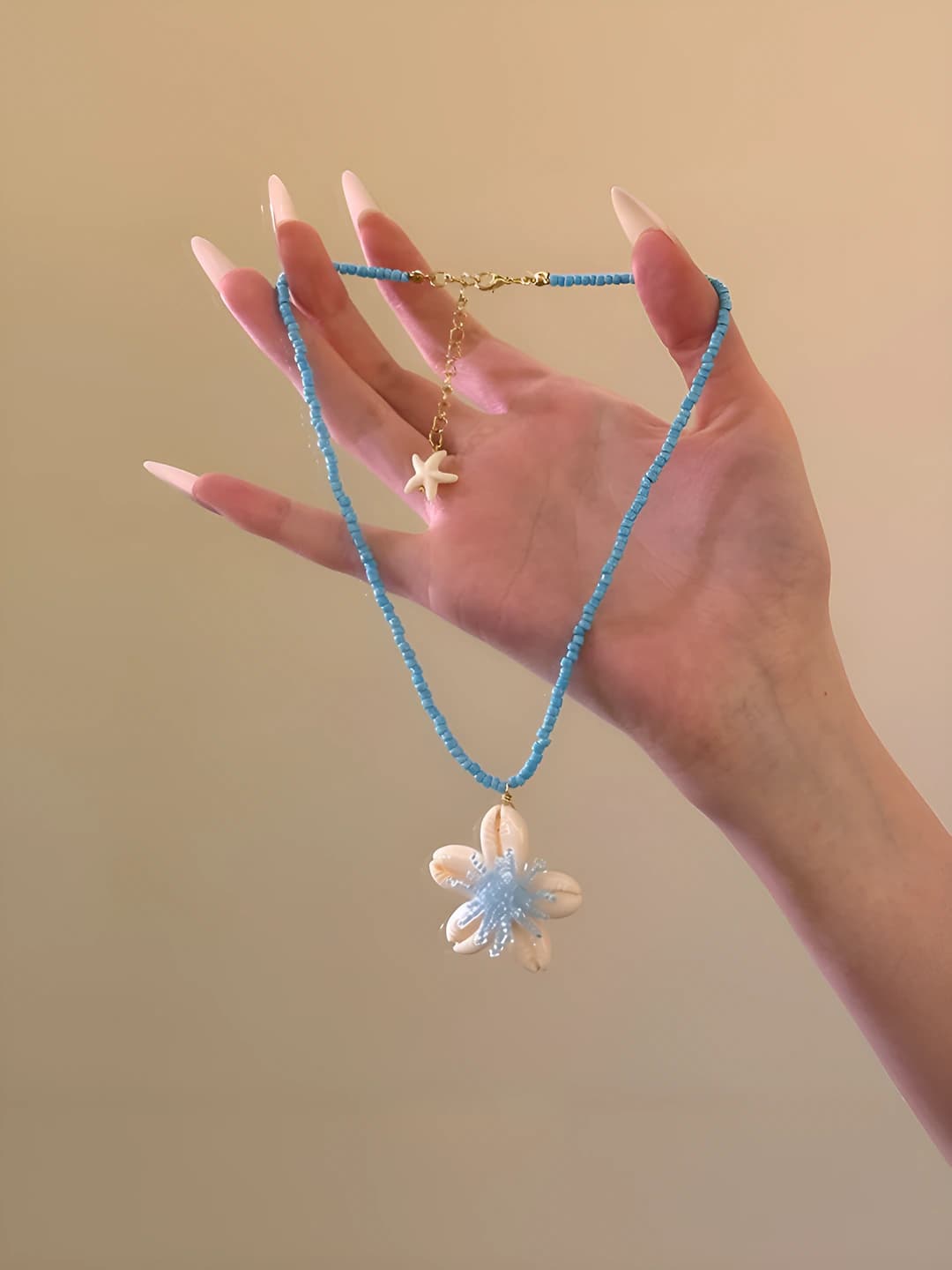 Star shell beads