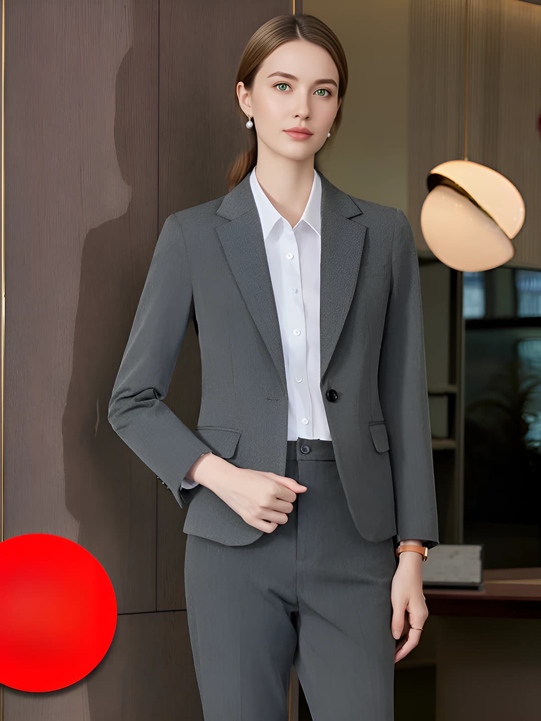 Grey suit
