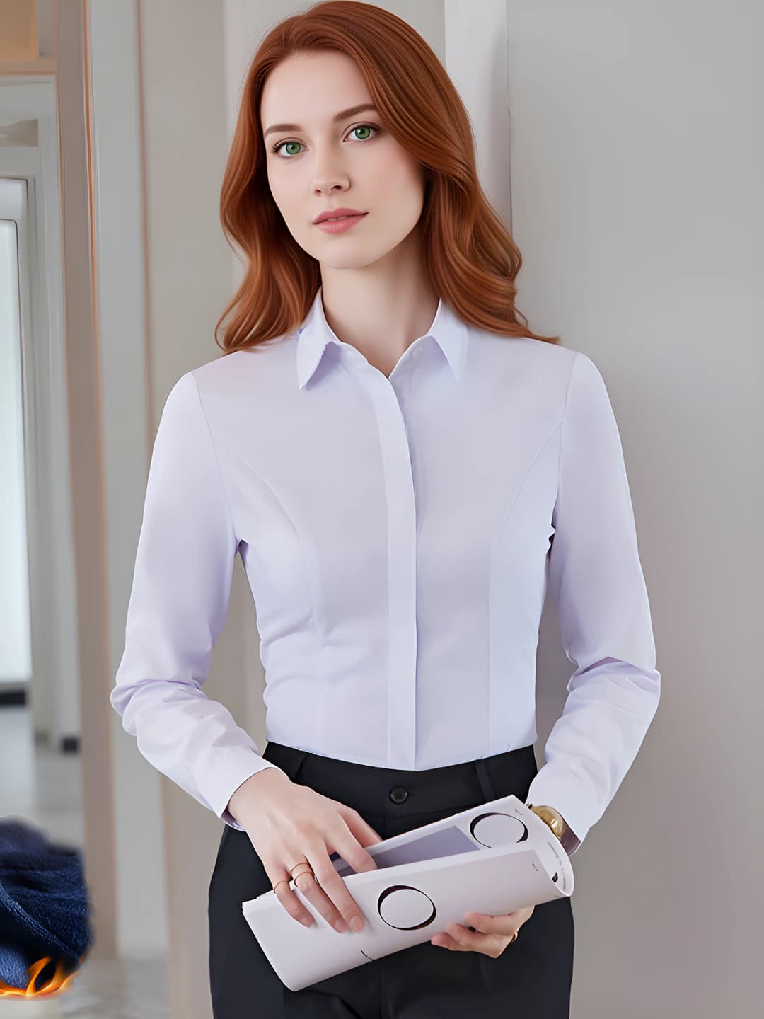 White shirt (with lining)
