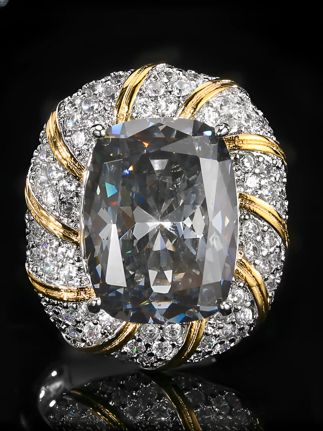 Black-grey ring