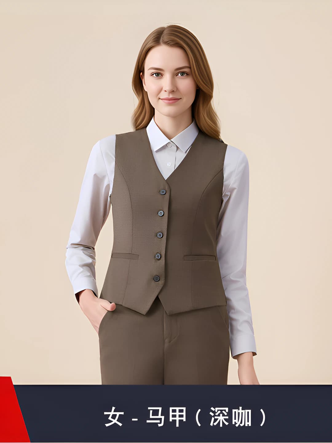 To'q kofe rangli vestka