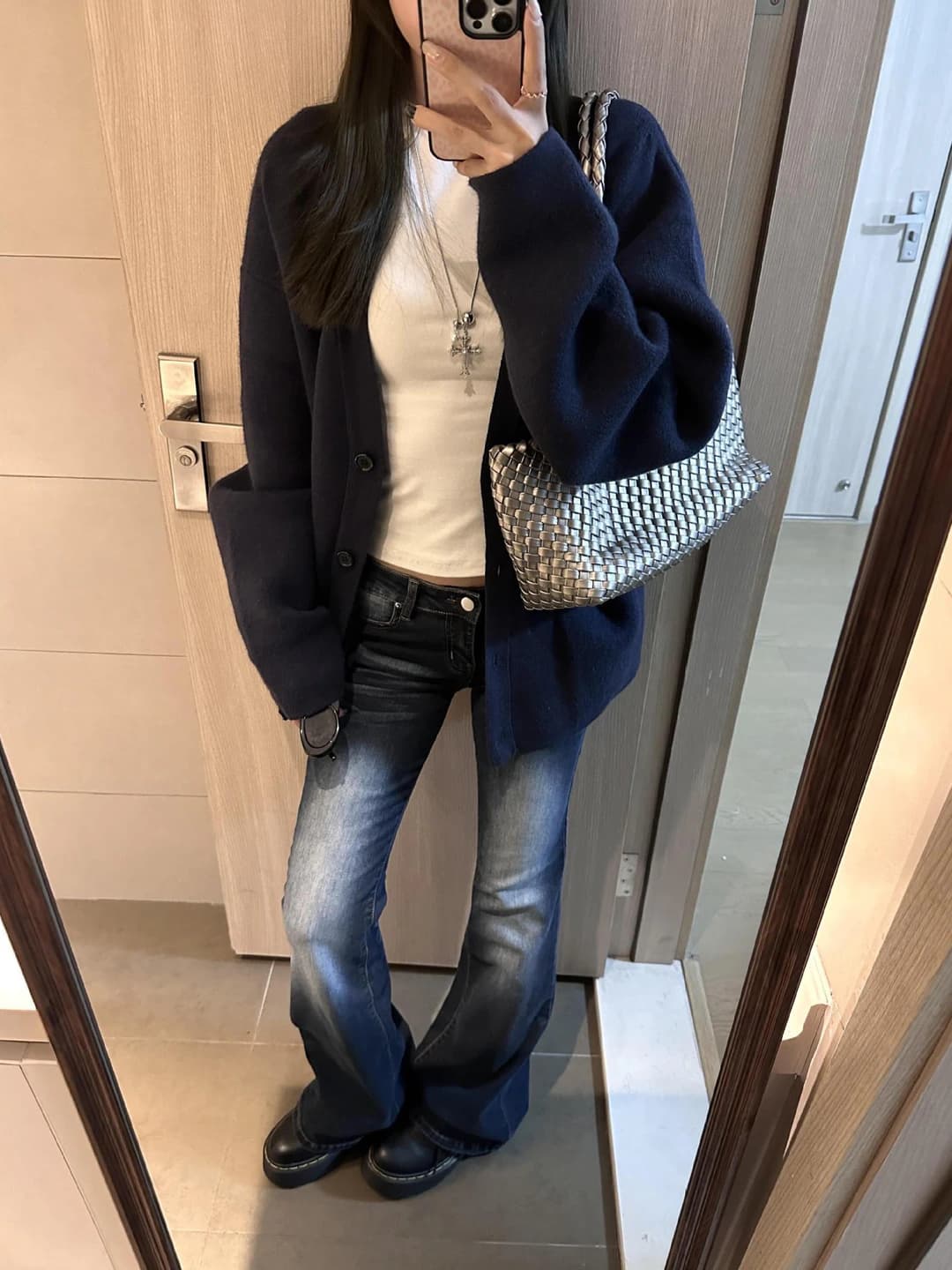 Floral navy