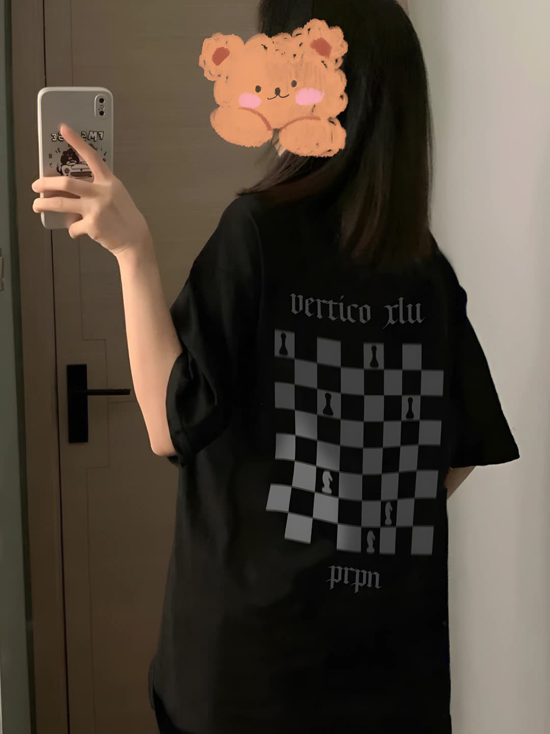 Women's printed short sleeve t-shirt for summer, crew neck, loose fit, Korean style, casual