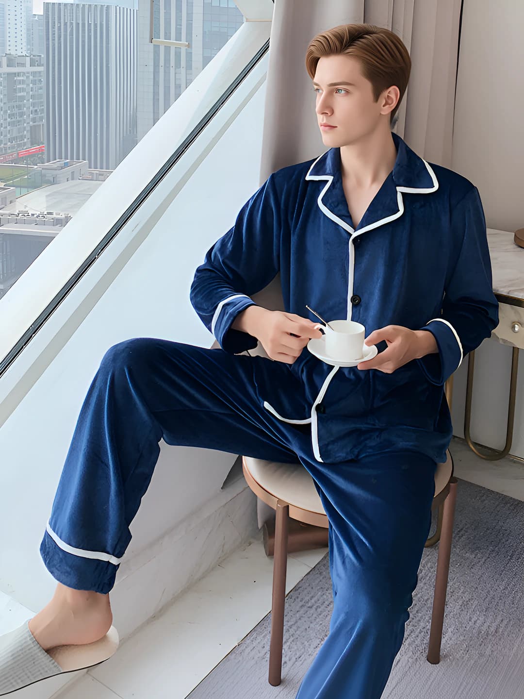 Men's navy blue