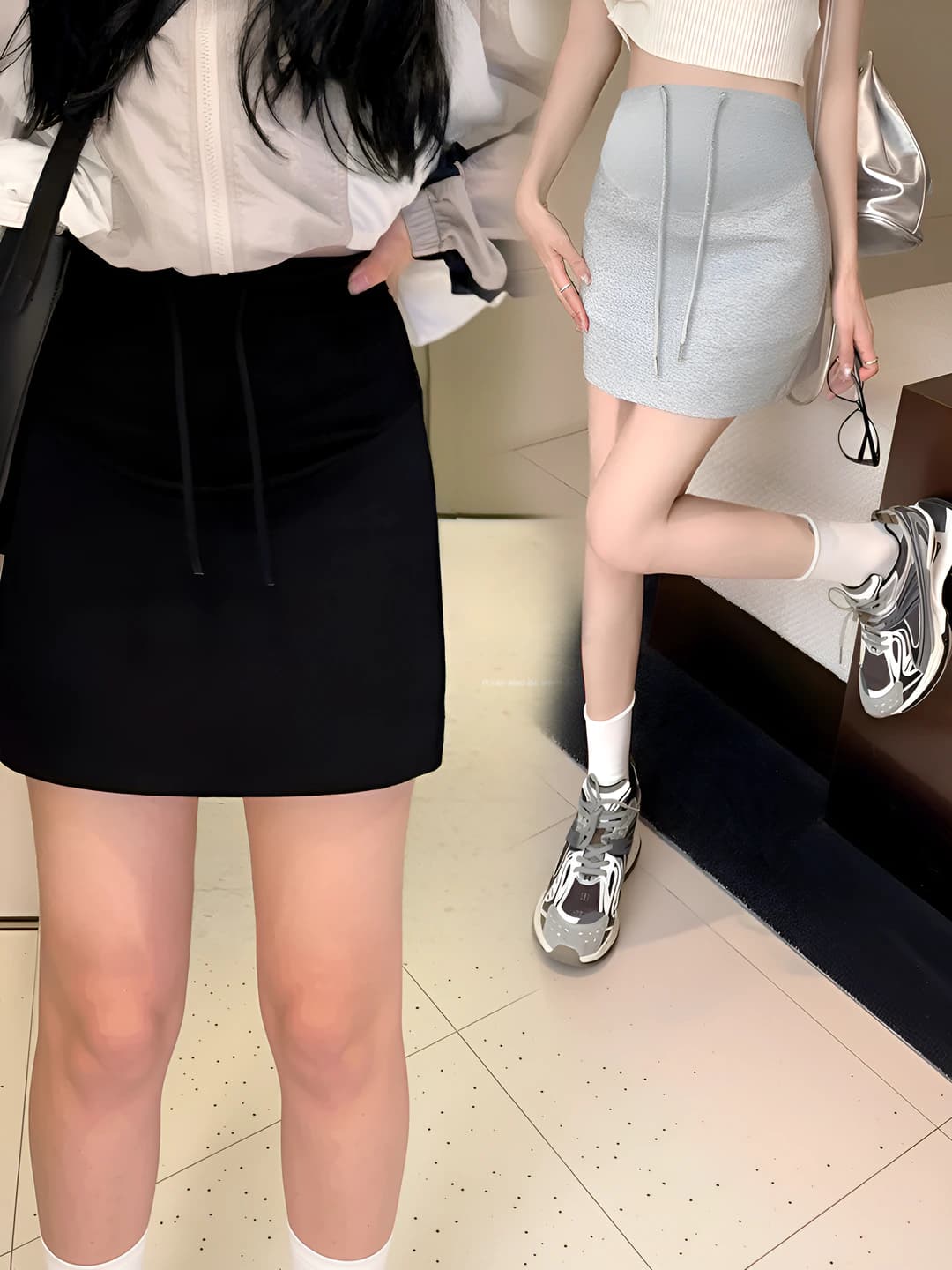 Black + Grey [2-piece set]