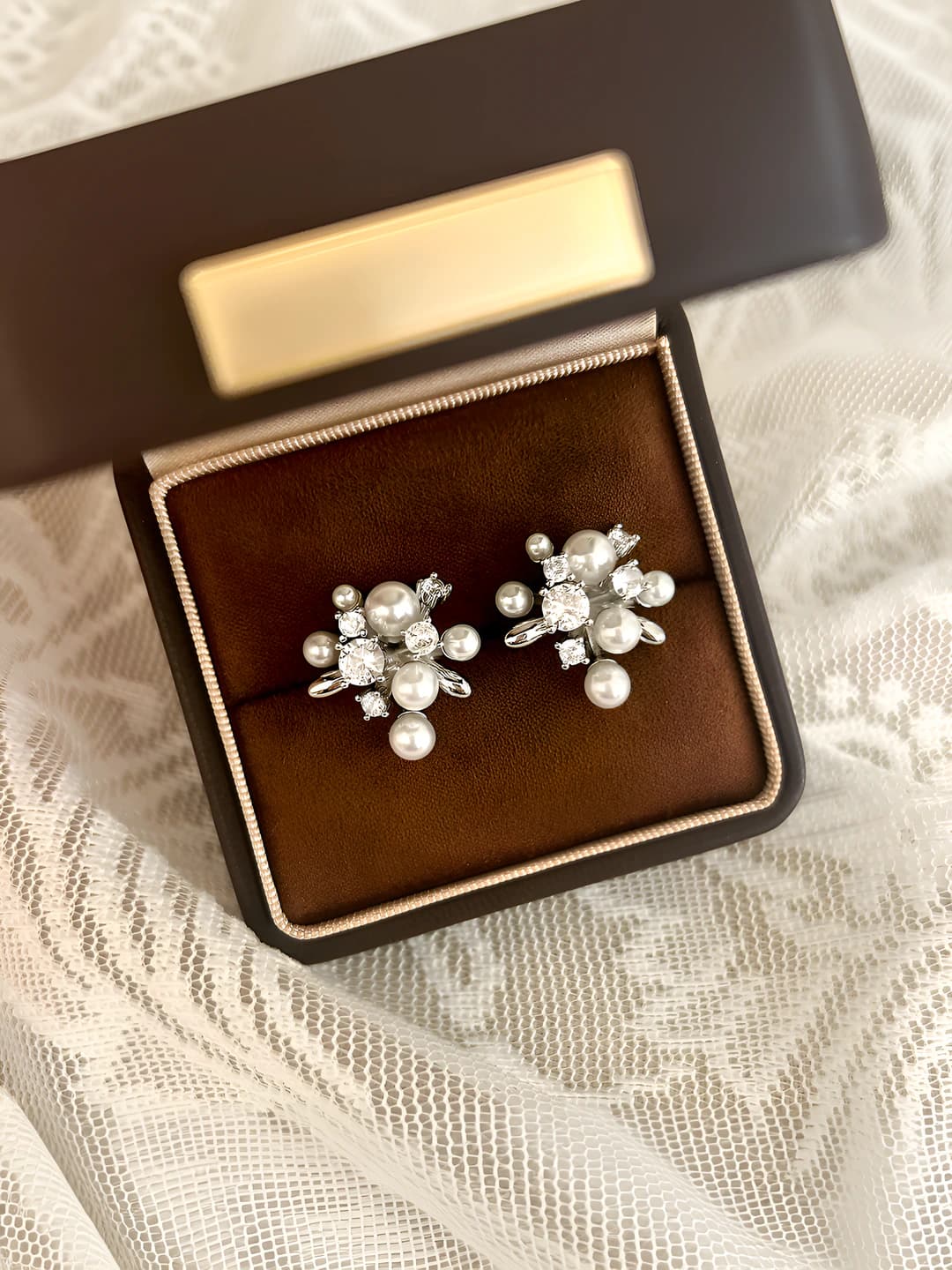 Серебряные асимметричные серьги