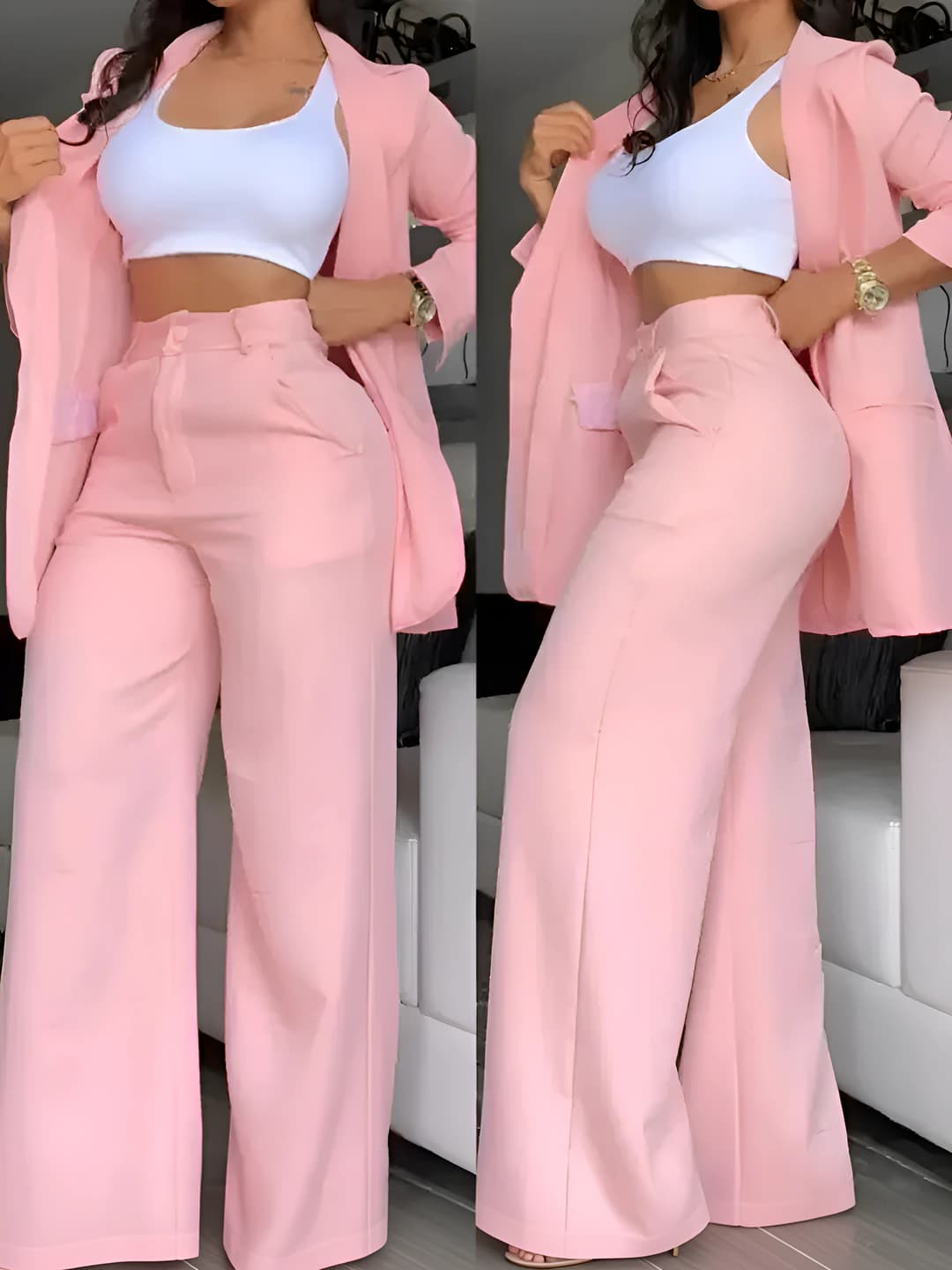 0.5" thin strap, pink, 1 pc