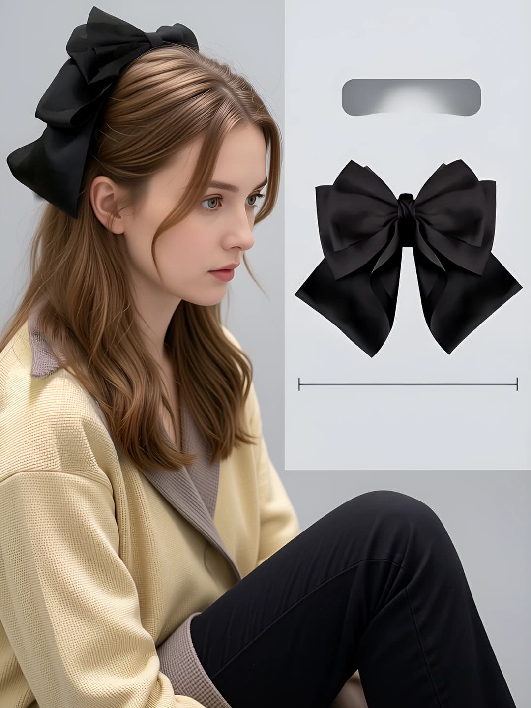 1# Multi-layer bow clip 5 cm