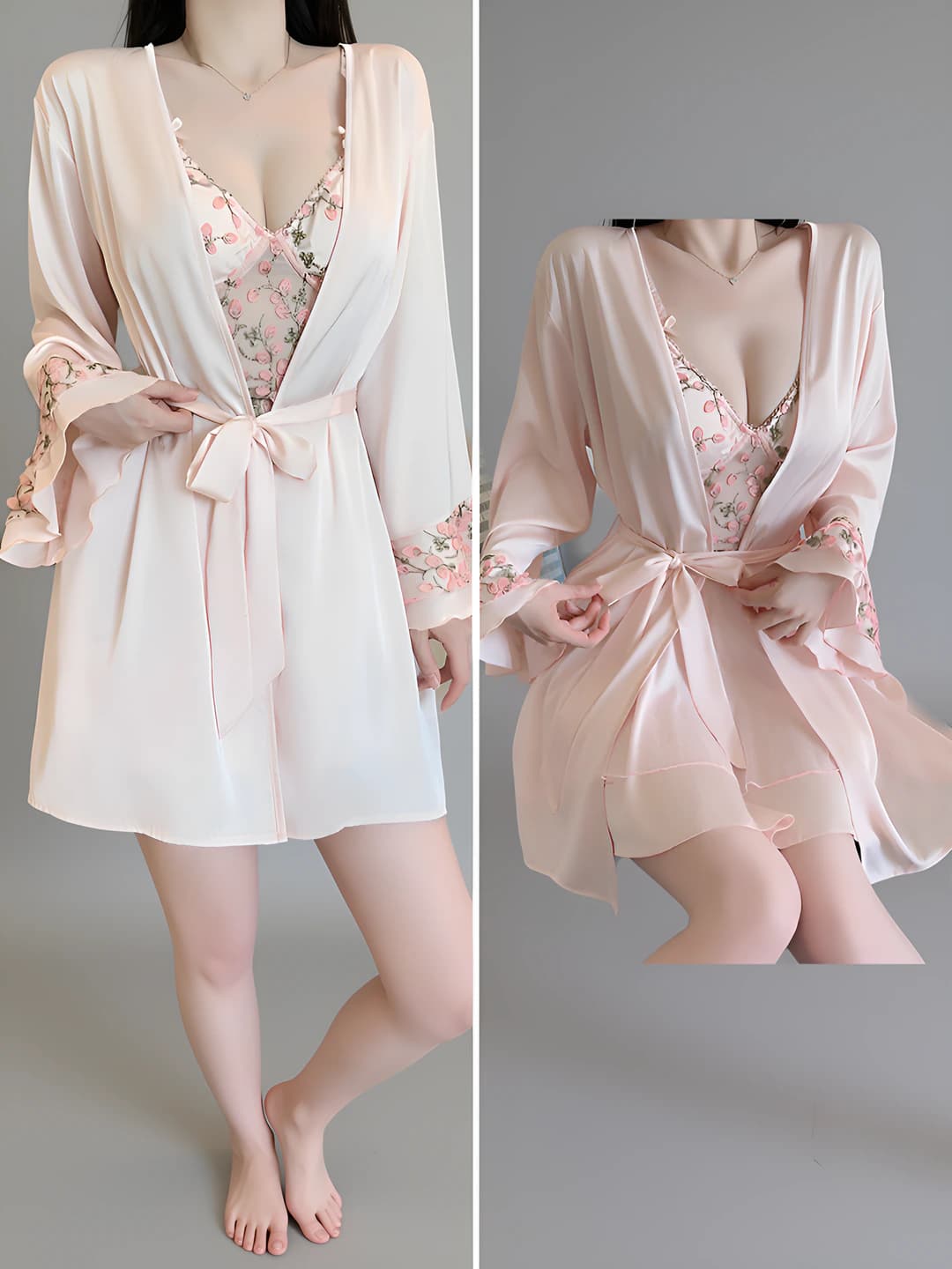 Light pink (Outer robe + belt)