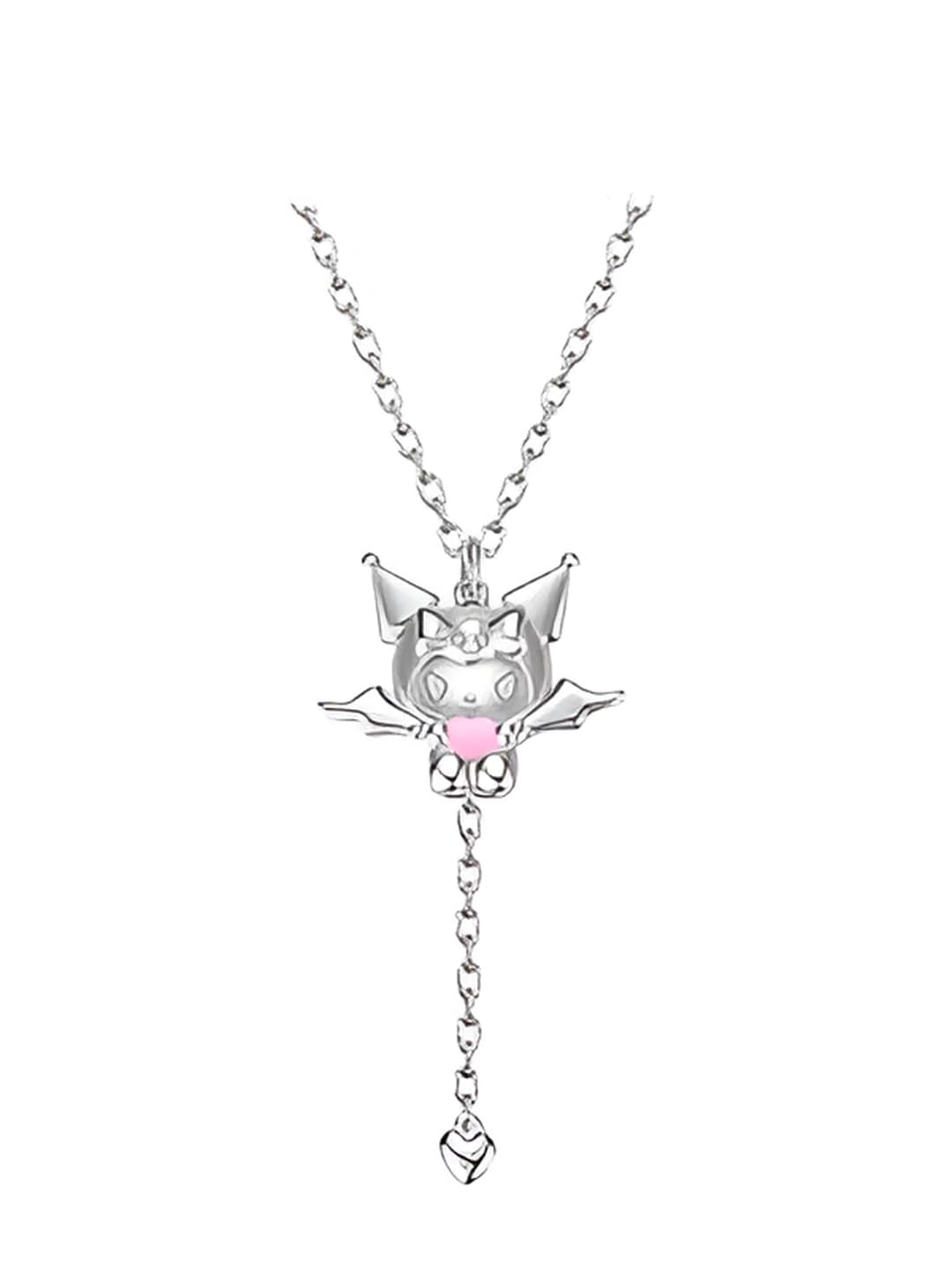 Kuromi heart necklace