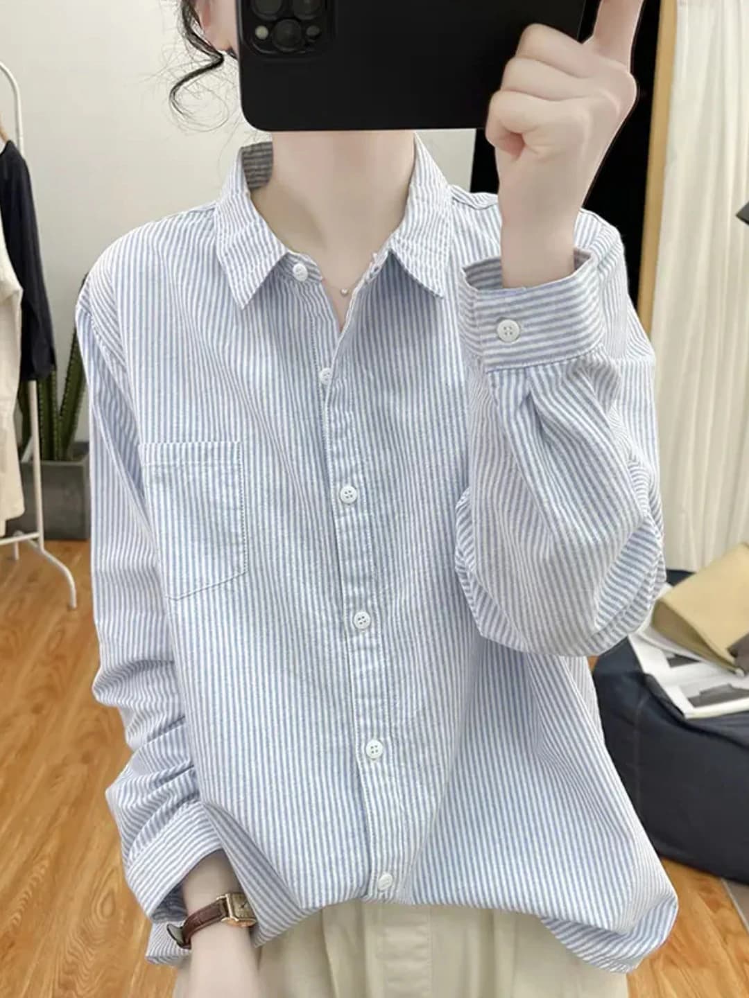 Blue striped