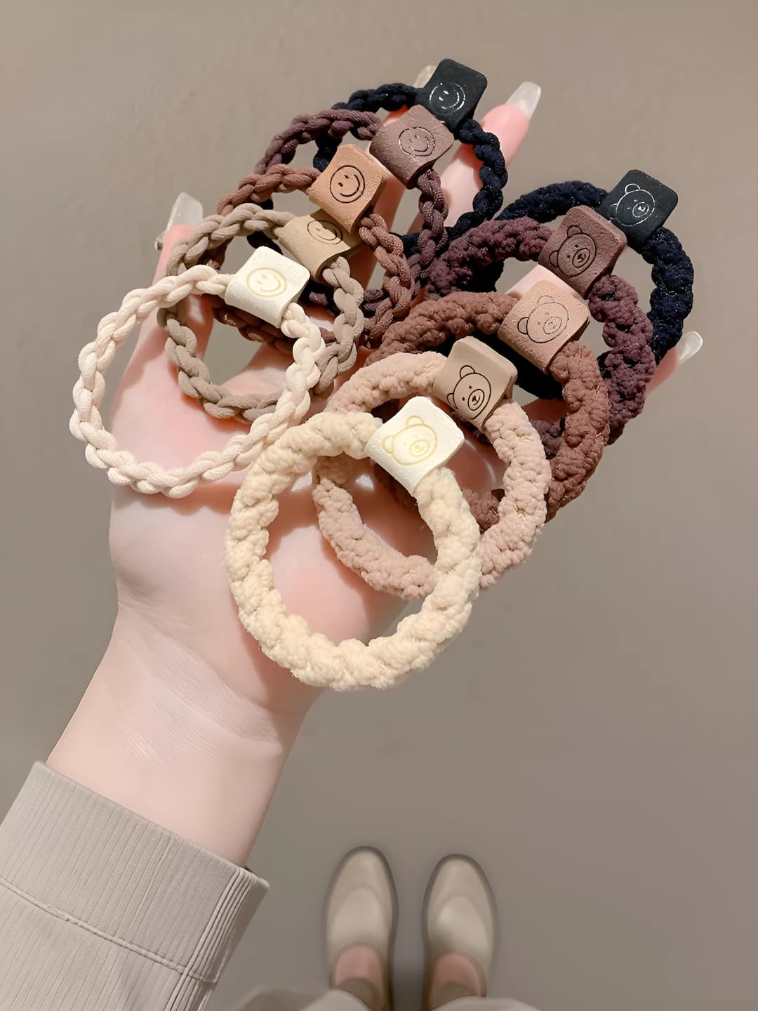 Утолщённый микс + плетёный микс 10 шт