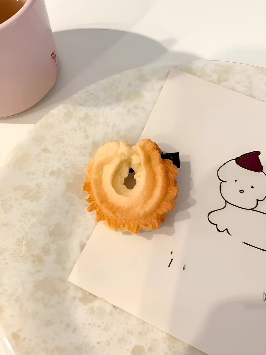 C-shape, cookie, base clip 3 cm