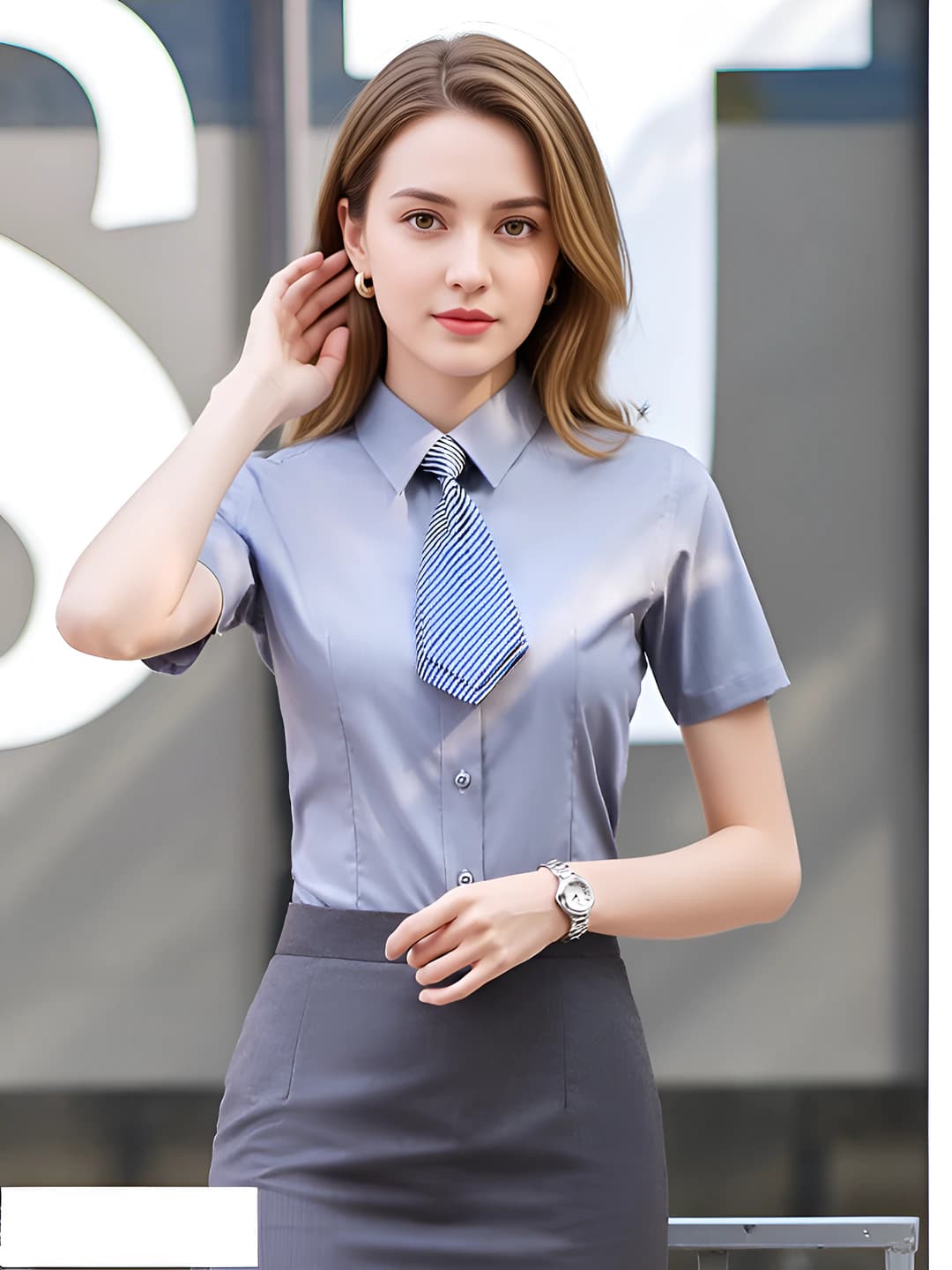Light gray shirt