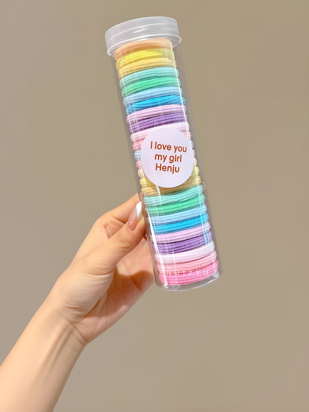 3# Multicolour striped [1 jar] 25 pcs, outer diam. ~4 cm