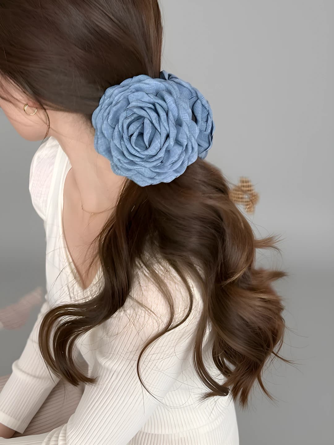 Light blue flowers large-12cm
