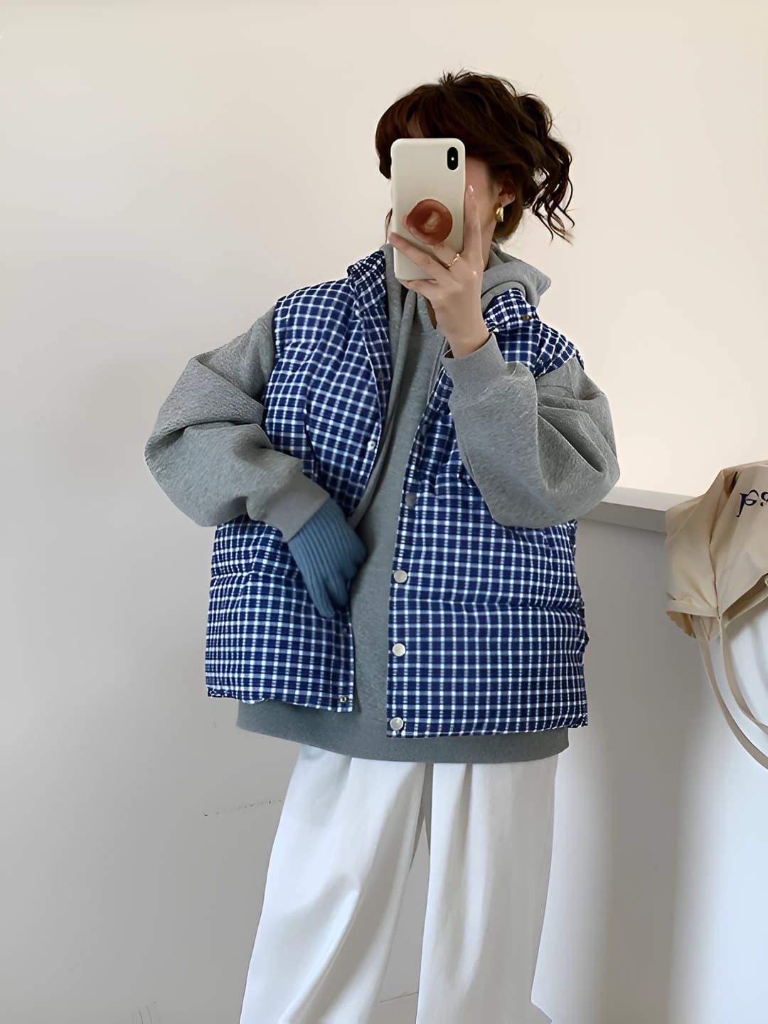 Blue plaid