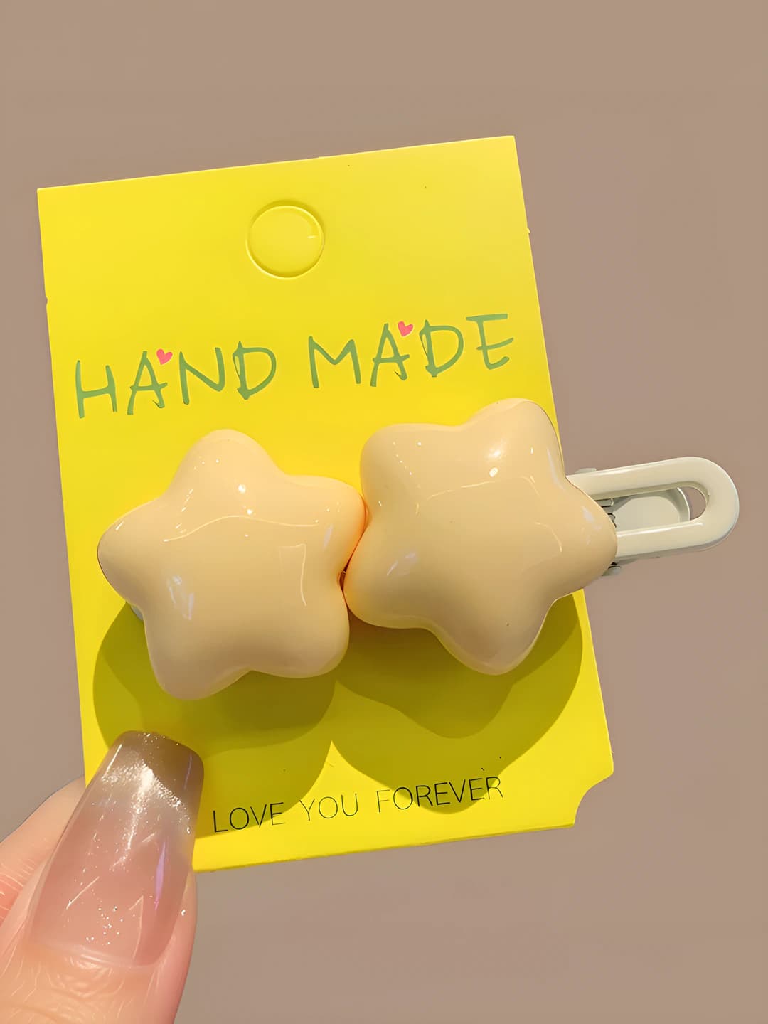 1# Cream yellow, 6 cm
