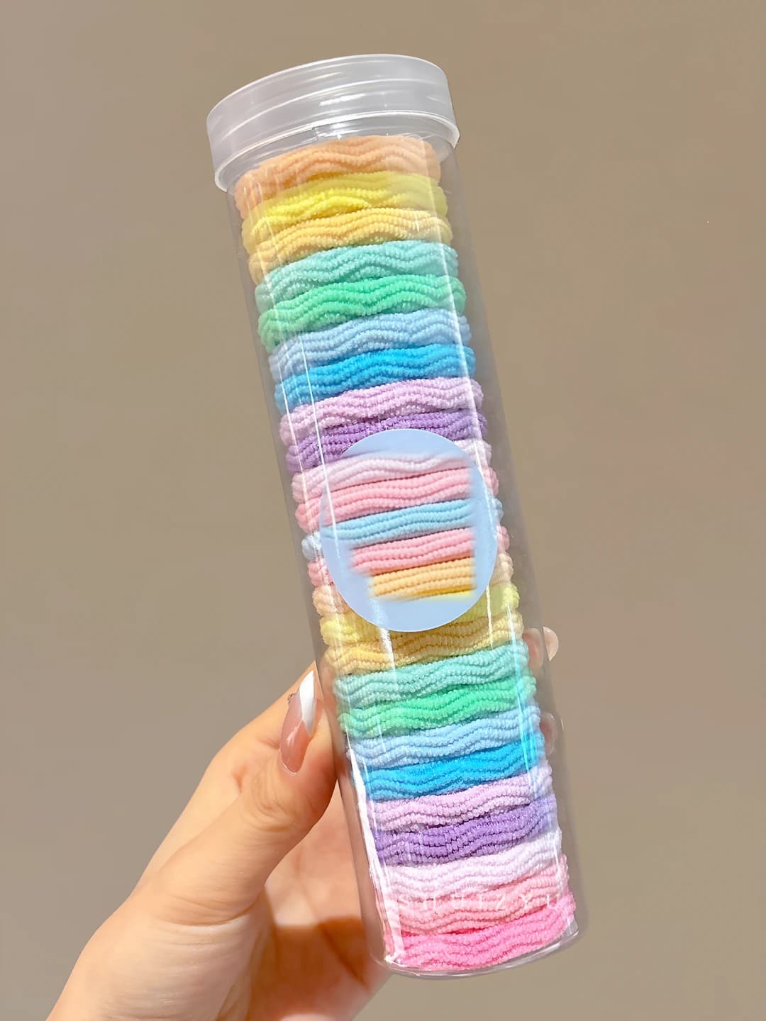 4# Multicolour wavy (1 pack) 25 pcs - outer diam. ~4cm
