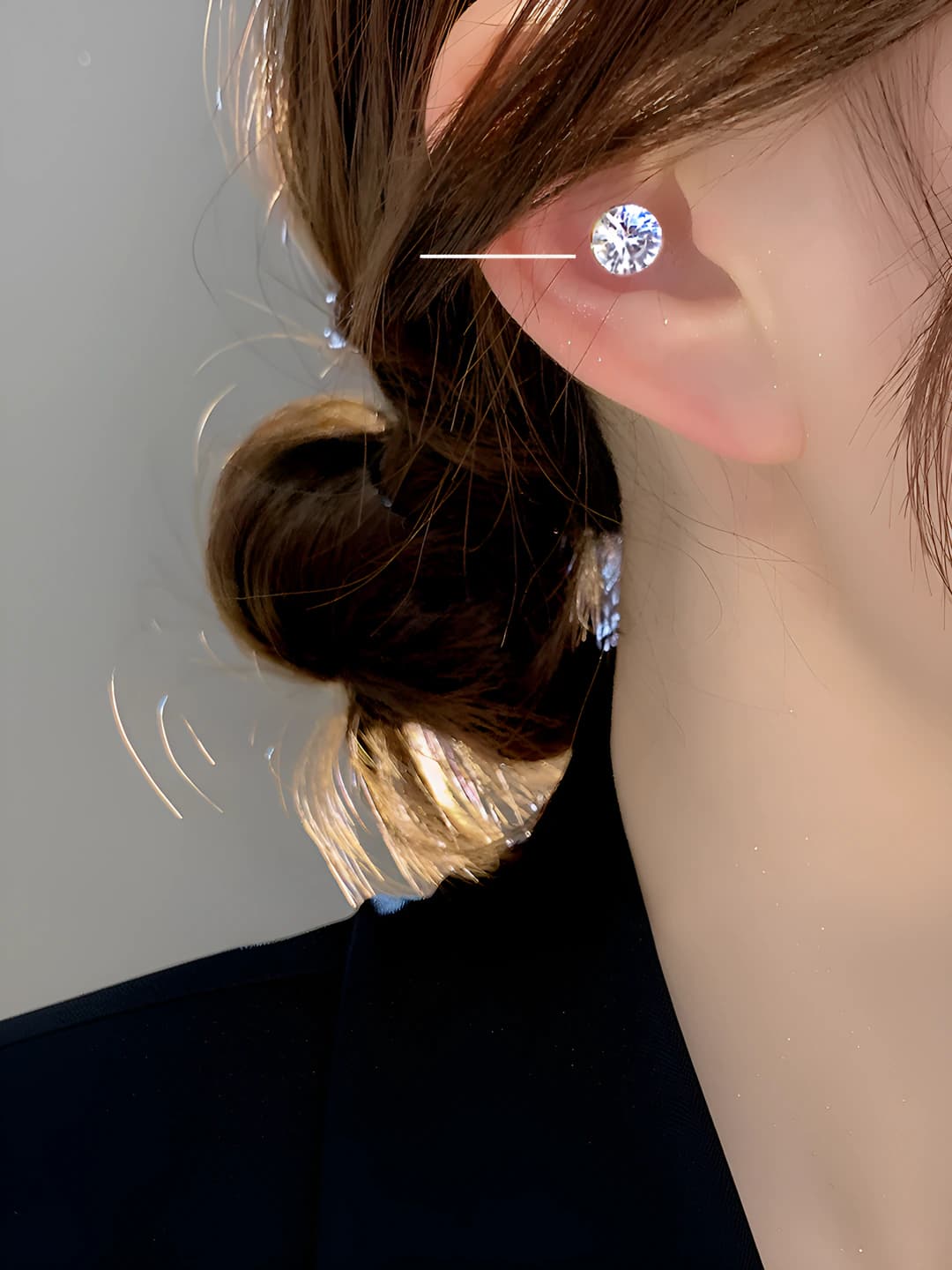 48163# Zircon magnetic stud-7mm (single)