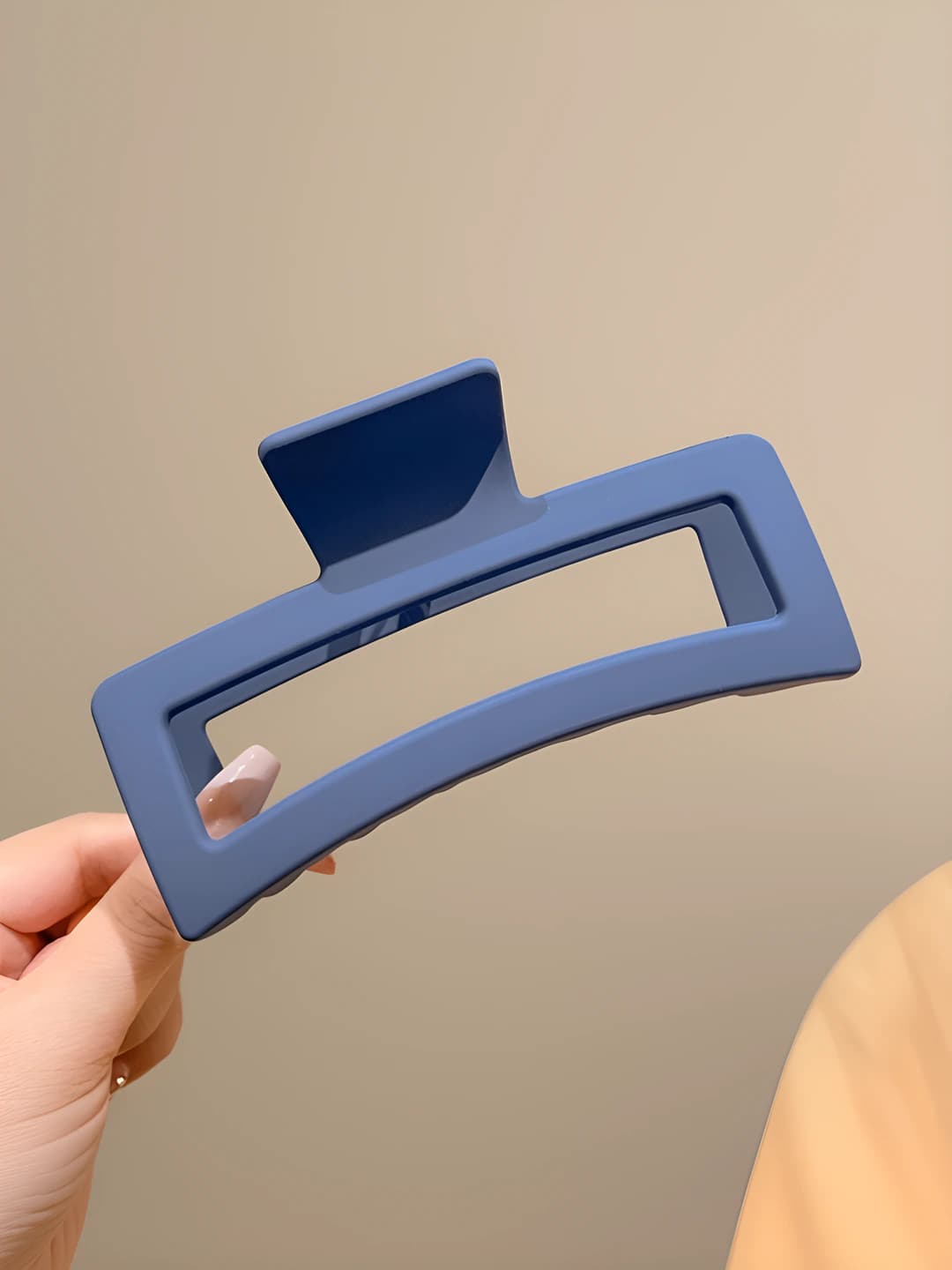 14# Matte navy square clip 12.5cm