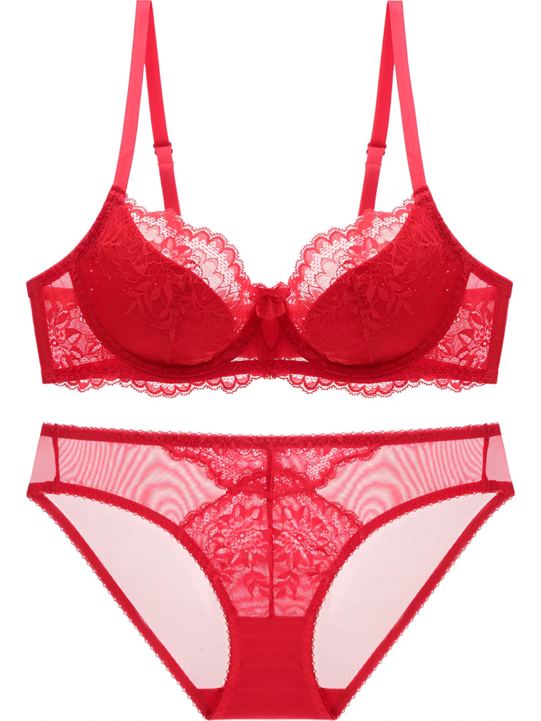 Bright red